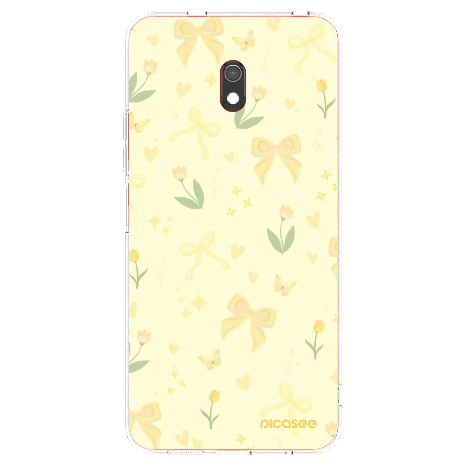 Picasee silikónový prehľadný obal pre Xiaomi Redmi 8A - Honey Blossom