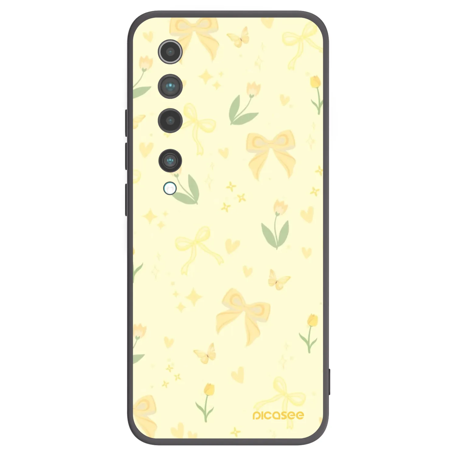 Picasee silikónový čierny obal pre Xiaomi Mi 10 - Honey Blossom