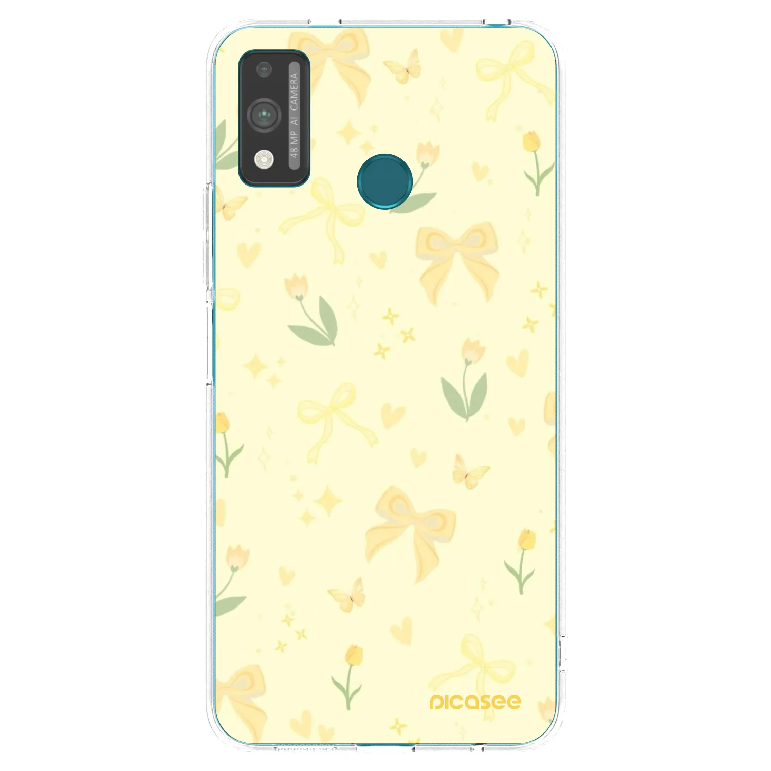 Picasee silikónový prehľadný obal pre Honor 9X Lite - Honey Blossom