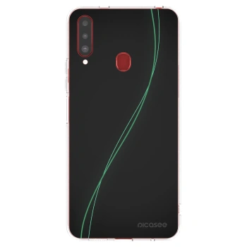 Picasee silikónový prehľadný obal pre Samsung Galaxy A20s - Be Different