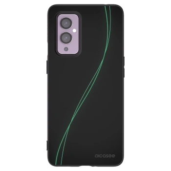 Picasee silikónový čierny obal pre OnePlus 9 - Be Different