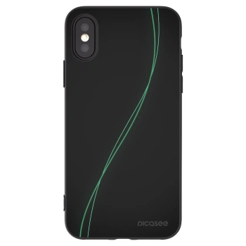 Picasee silikónový čierny obal pre Apple iPhone X/XS - Be Different