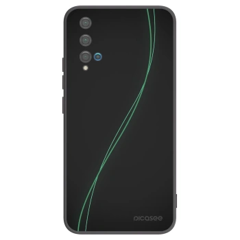 Picasee silikónový čierny obal pre Huawei Nova 5T - Be Different