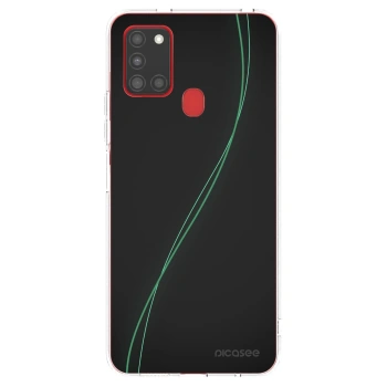 Picasee silikónový prehľadný obal pre Samsung Galaxy A21s - Be Different