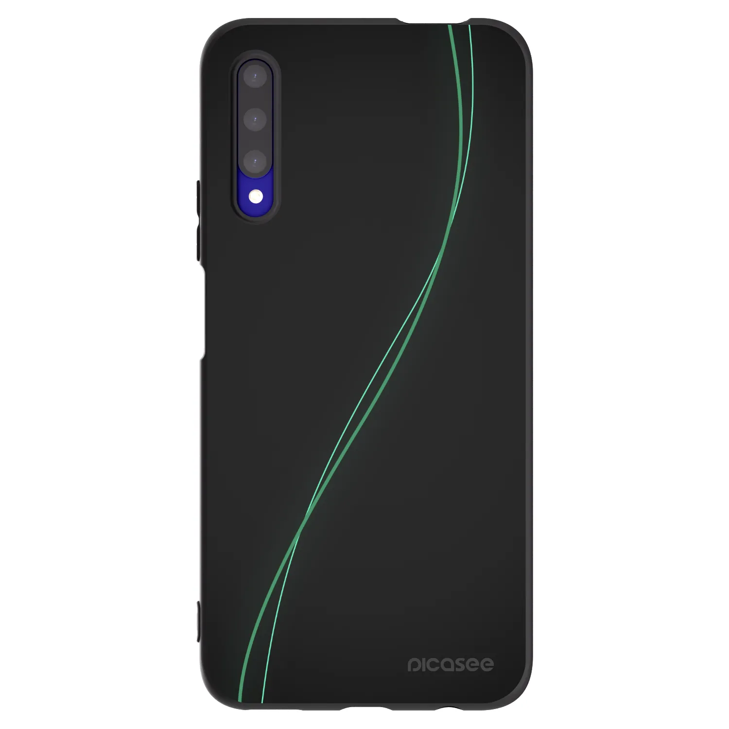 Picasee silikónový čierny obal pre Honor 9X Pro - Be Different