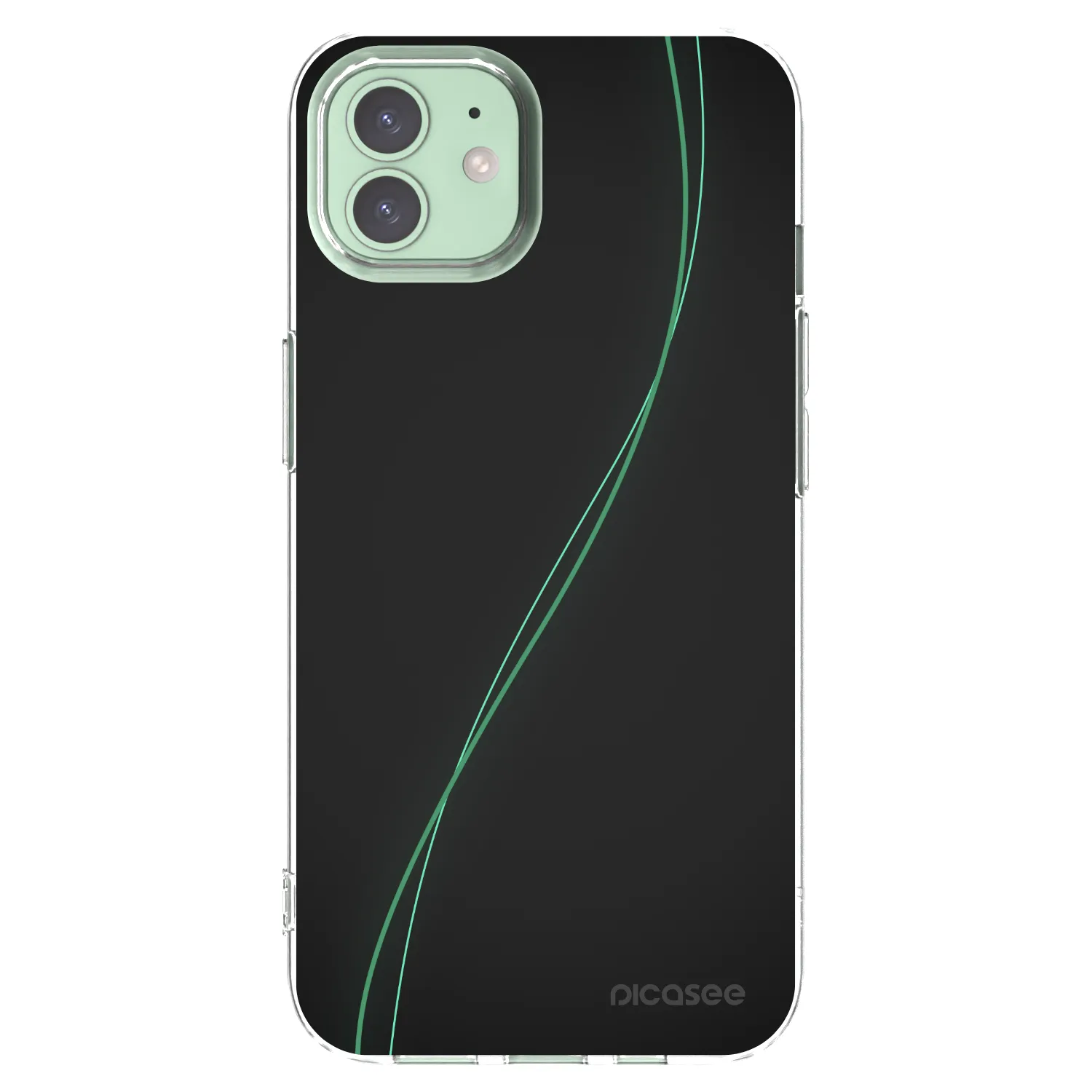 Picasee silikónový prehľadný obal pre Apple iPhone 12 - Be Different