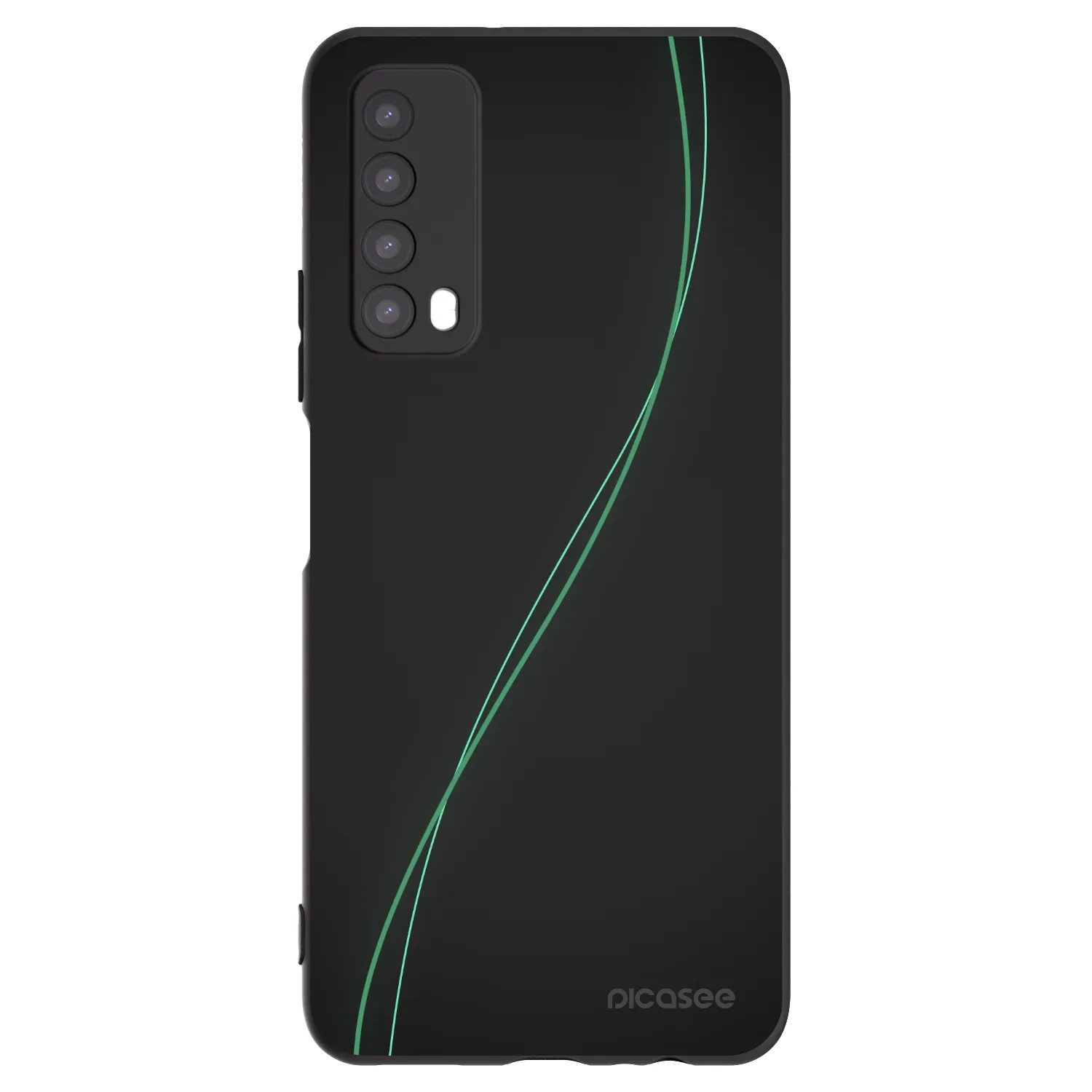 Silikónový čierny obal pre Huawei P Smart 2021 - Be Different