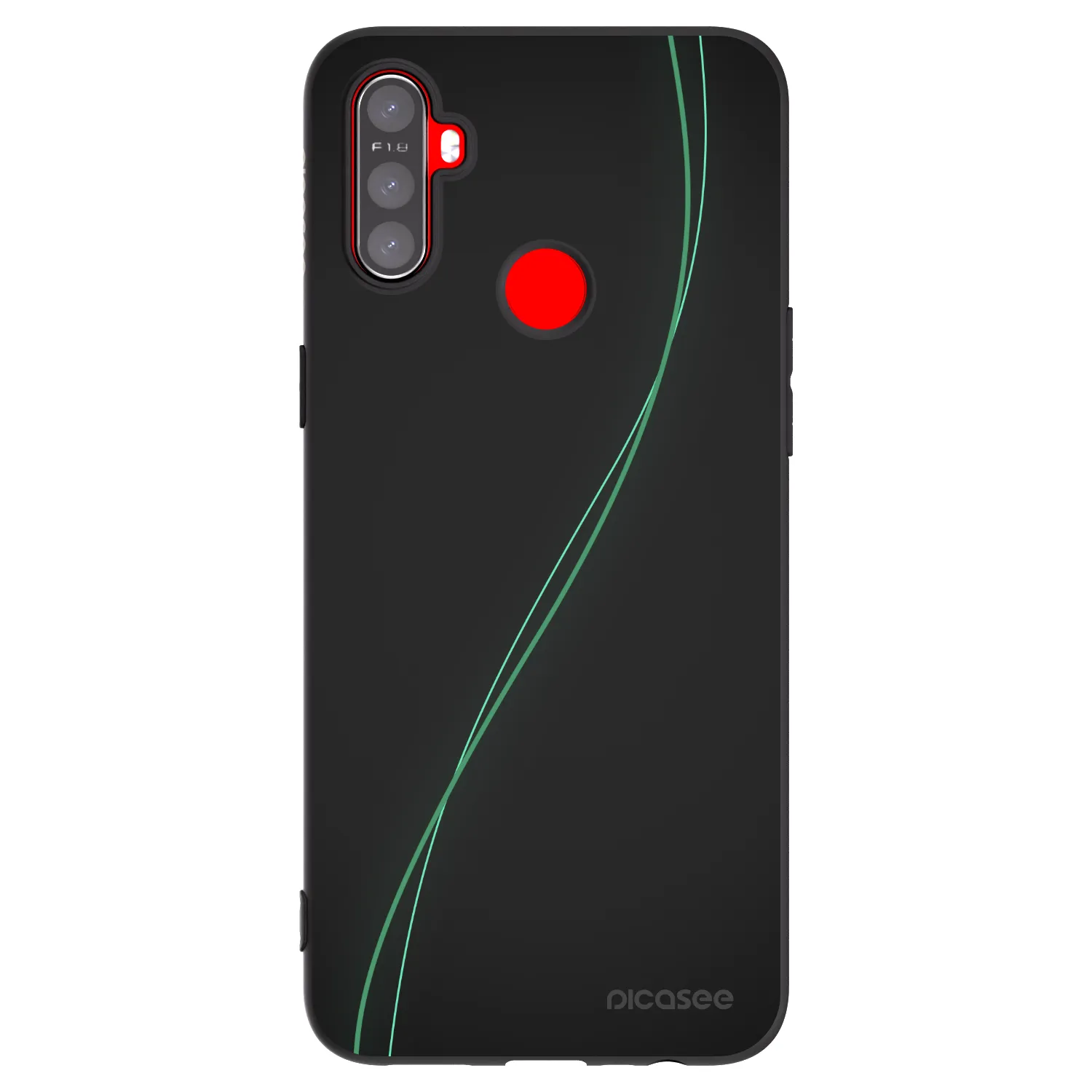 Picasee silikónový čierny obal pre Realme C3 - Be Different