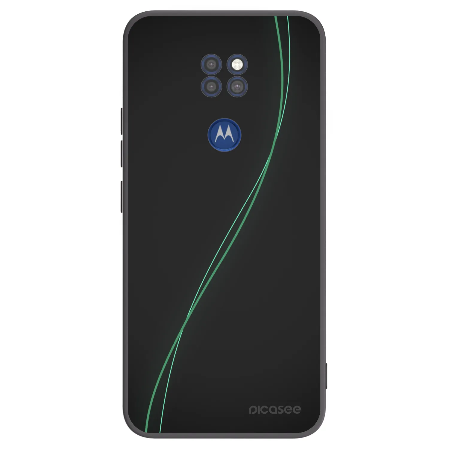 Picasee silikónový čierny obal pre Motorola Moto G9 Play - Be Different