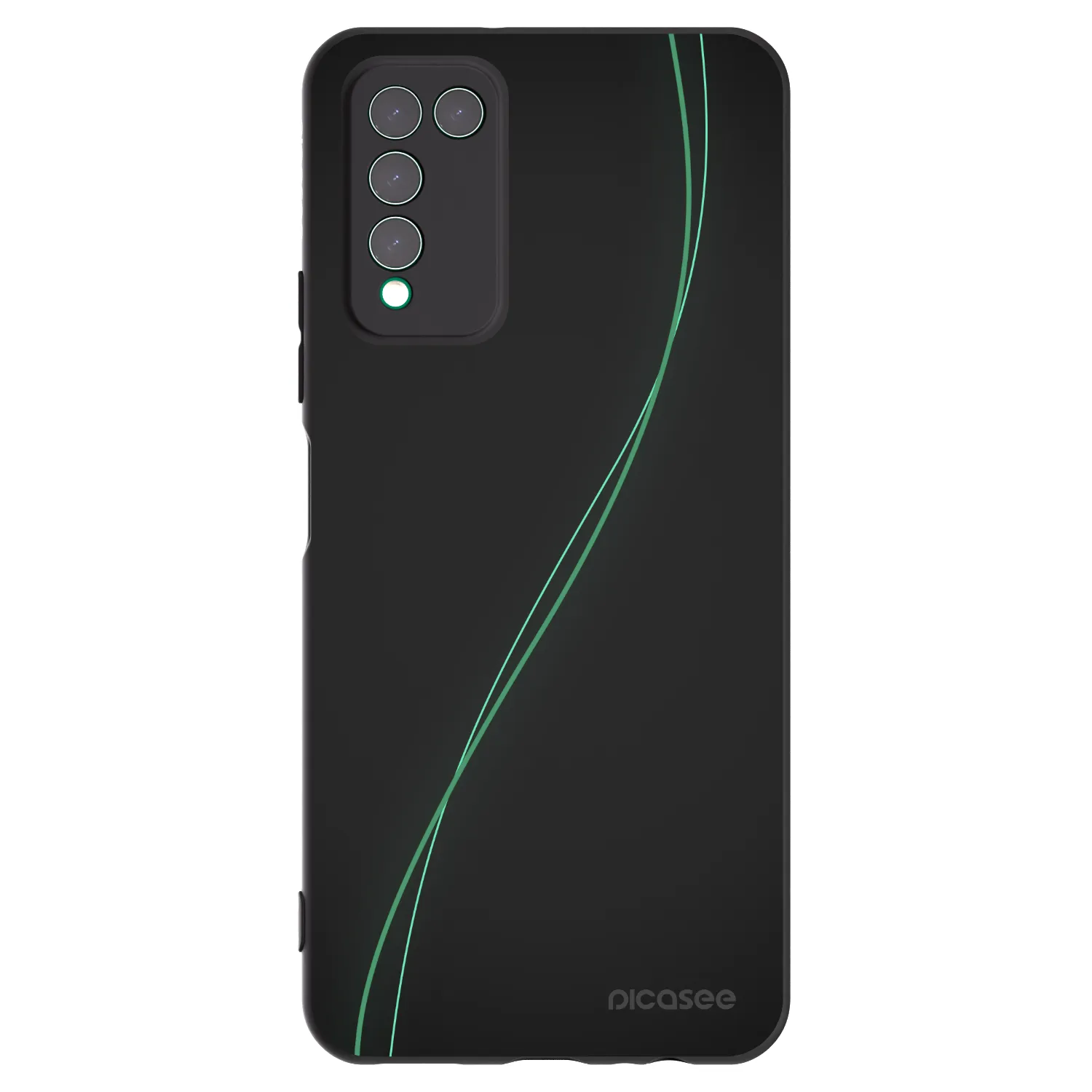 Picasee silikónový čierny obal pre Honor 10X Lite - Be Different