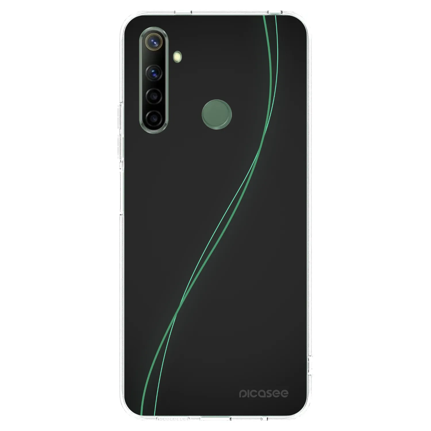 Picasee silikónový prehľadný obal pre Realme 6i - Be Different