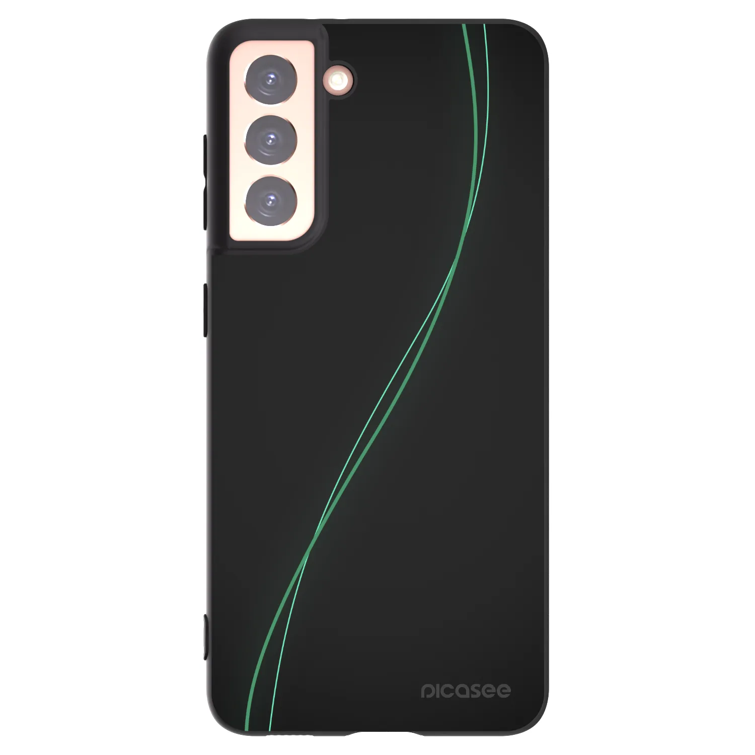Silikónový čierny obal pre Samsung Galaxy S21 5G G991B - Be Different
