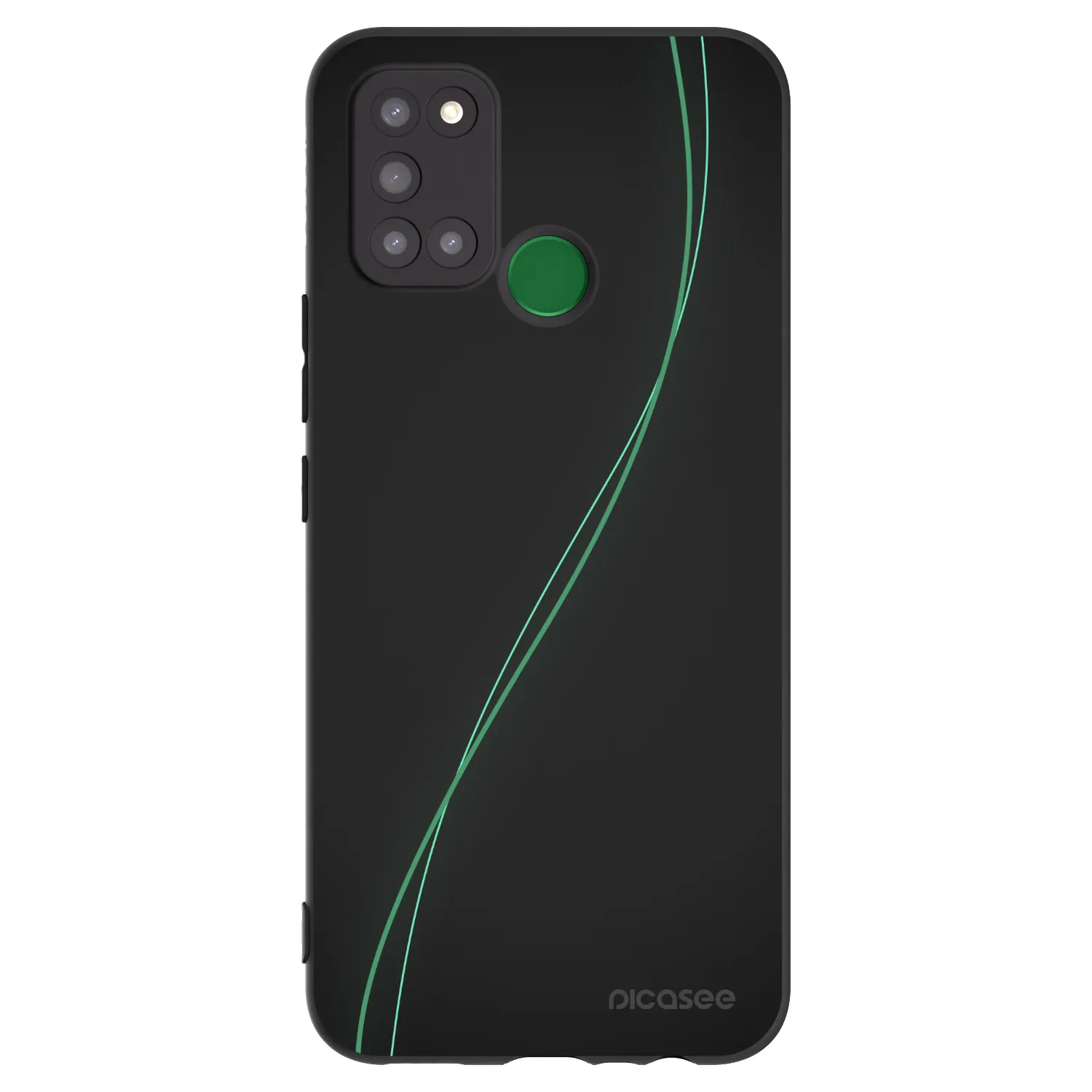 Picasee silikónový čierny obal pre Realme 7i - Be Different