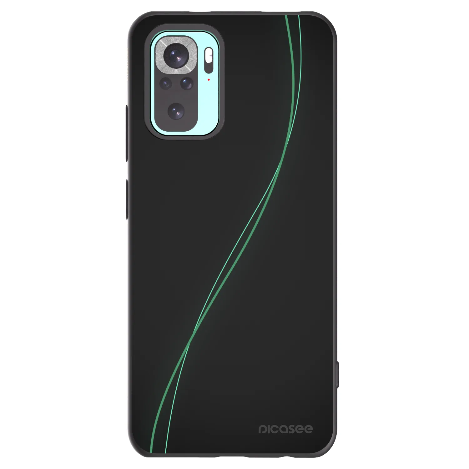 Picasee silikónový čierny obal pre Xiaomi Redmi Note 10 Pro - Be Different