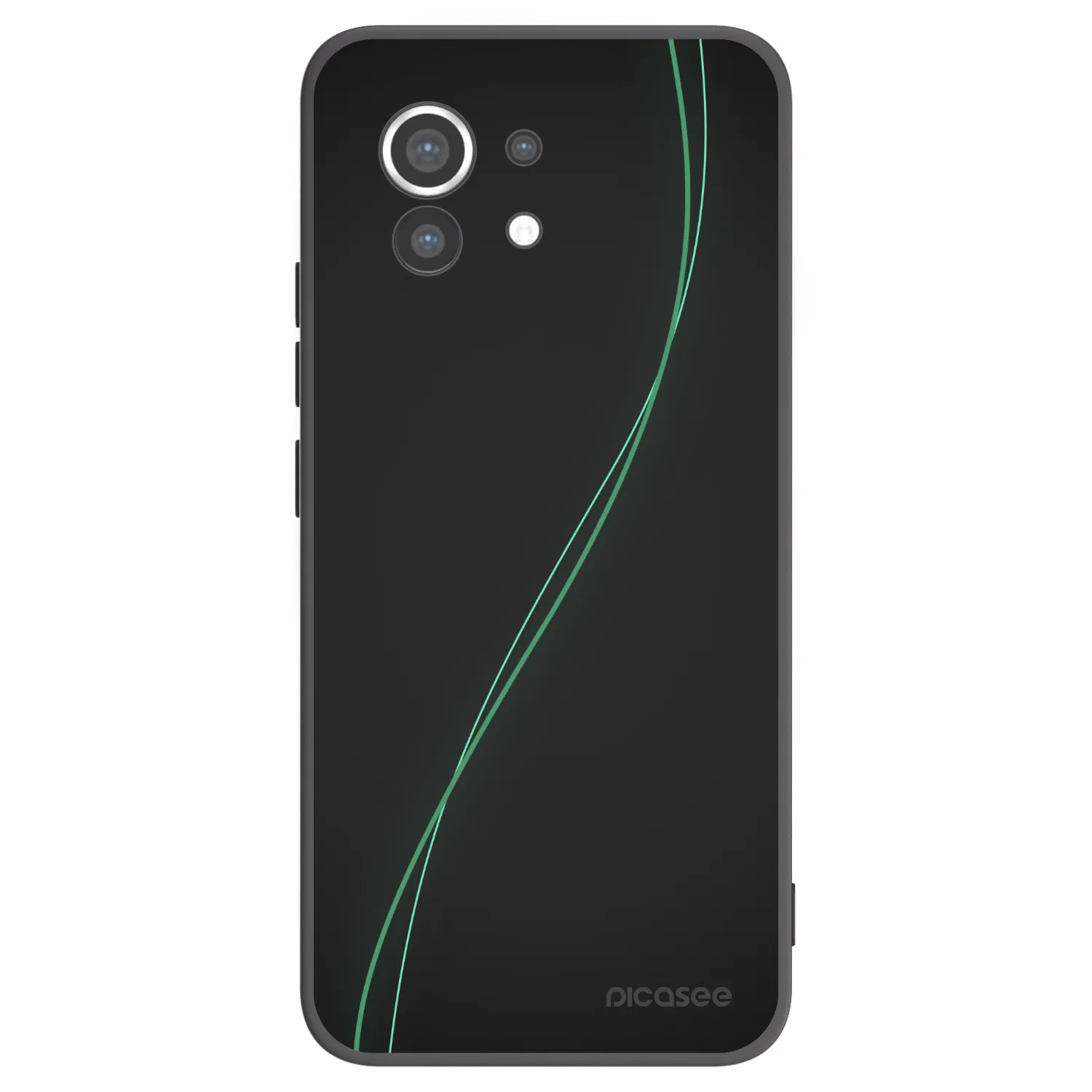 Picasee silikónový čierny obal pre Xiaomi Mi 11 - Be Different