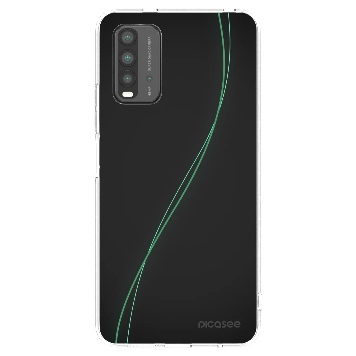 Picasee silikónový čierny obal pre Xiaomi Redmi 9T - Be Different