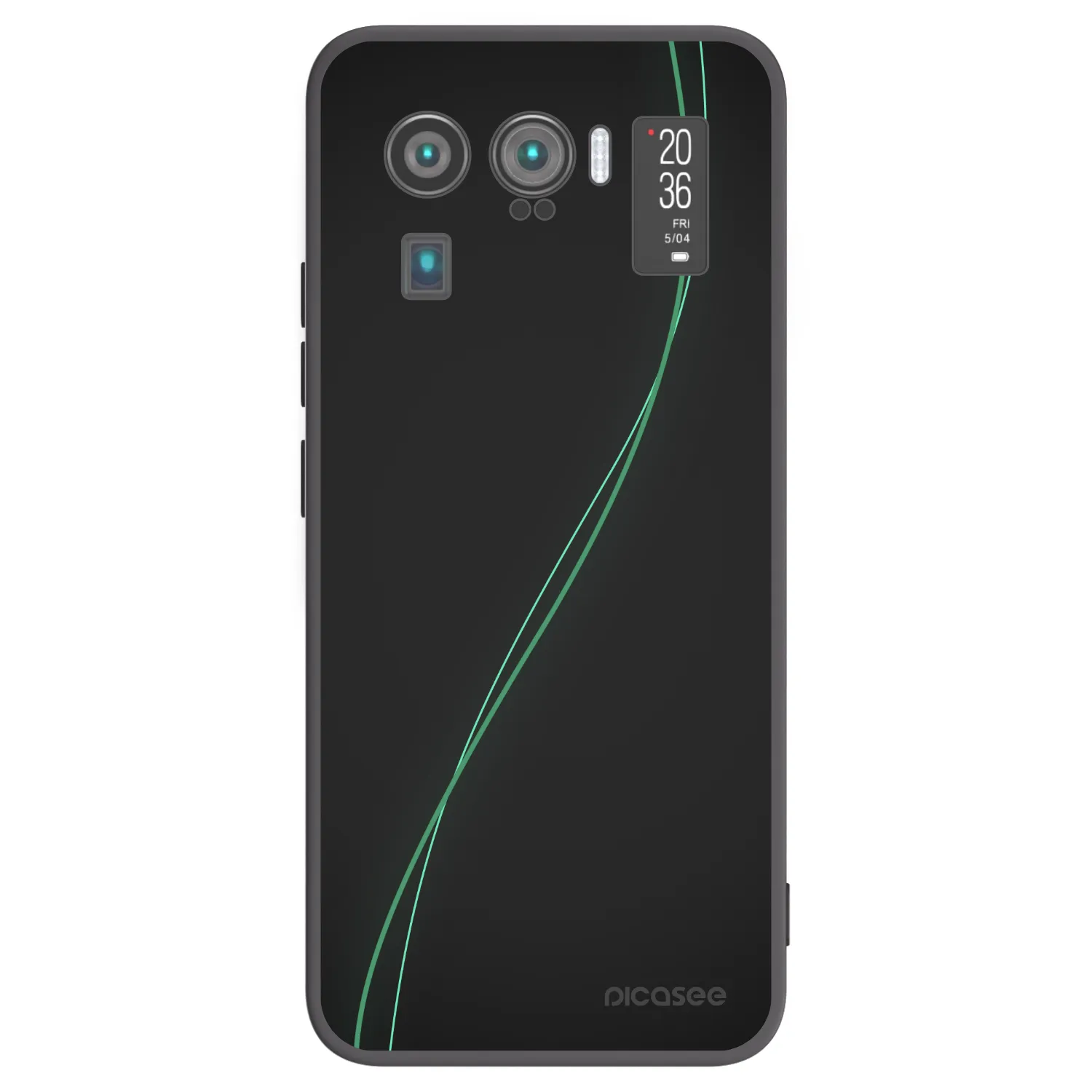 Picasee silikónový čierny obal pre Xiaomi Mi 11 Ultra - Be Different