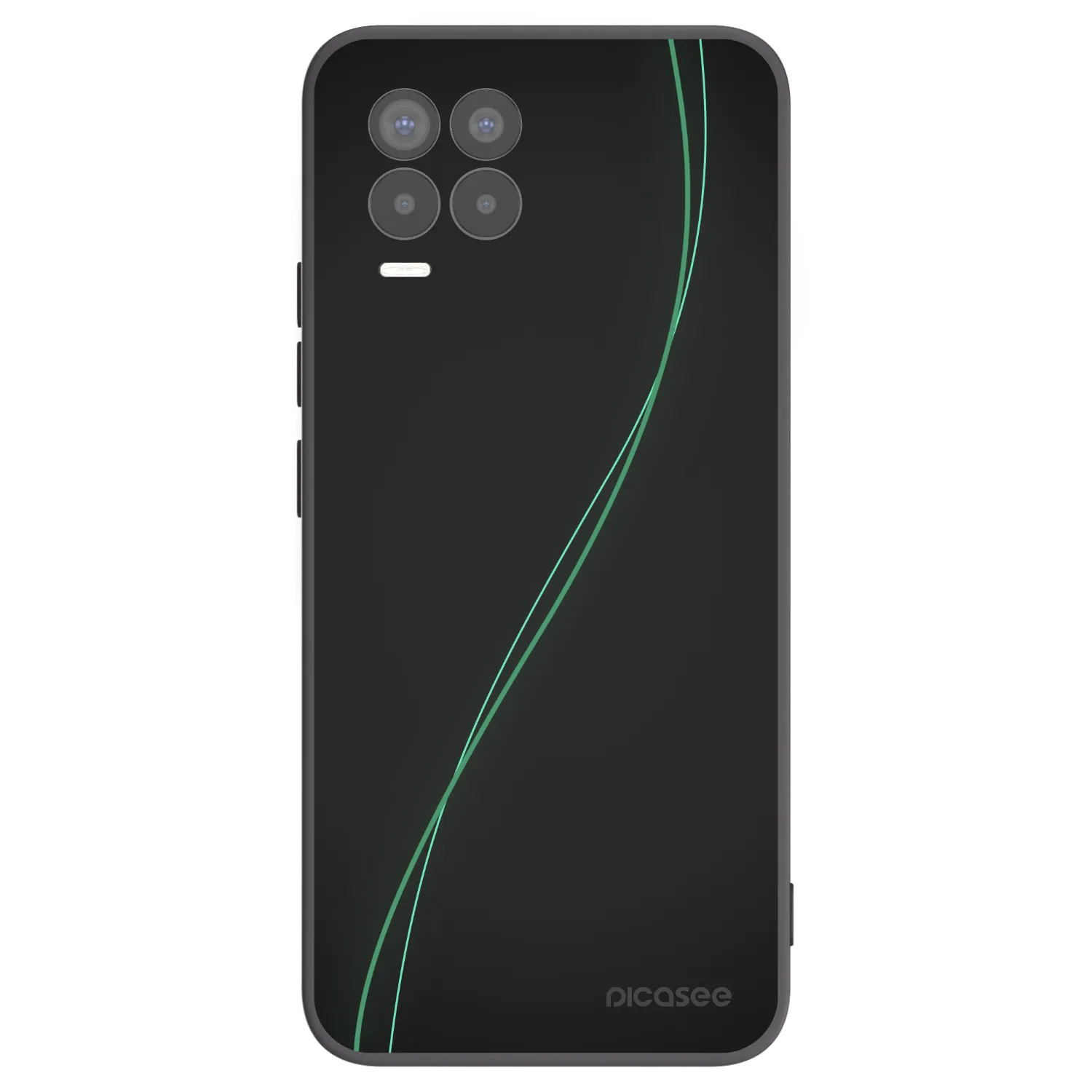 Picasee silikónový čierny obal pre Realme 8 4G - Be Different