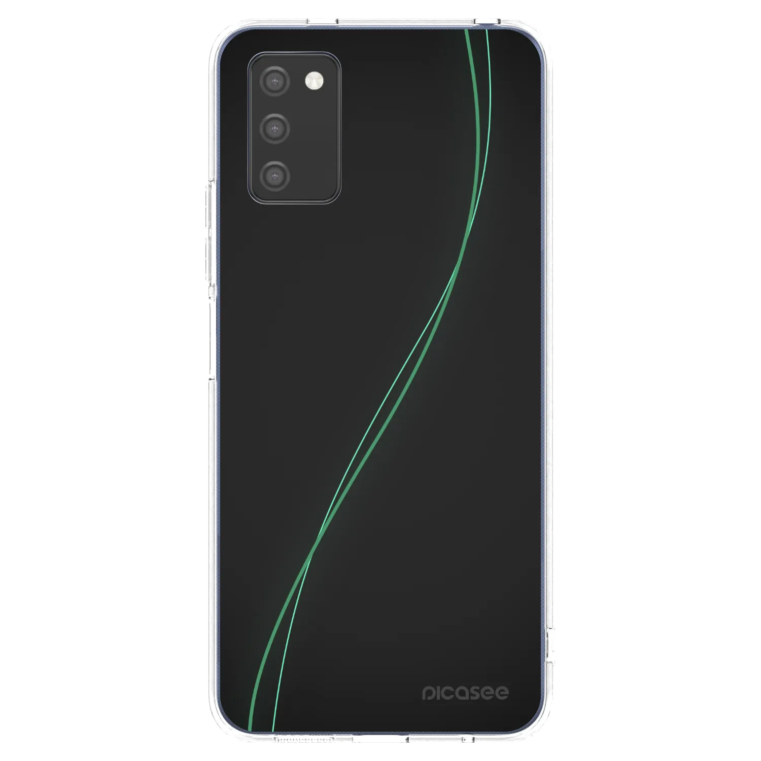 Picasee silikónový prehľadný obal pre Samsung Galaxy A02s A025G - Be Different