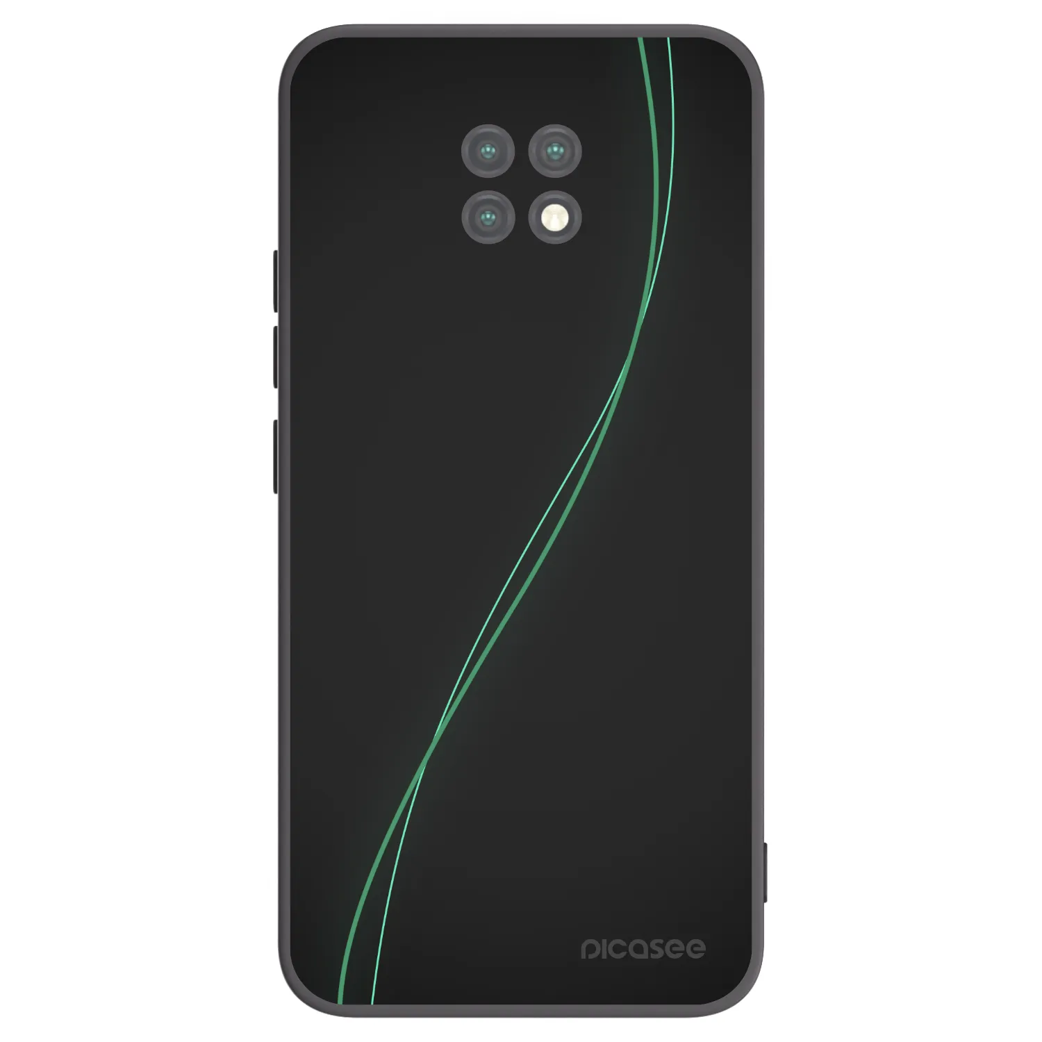 Picasee silikónový čierny obal pre Xiaomi Redmi Note 9T - Be Different