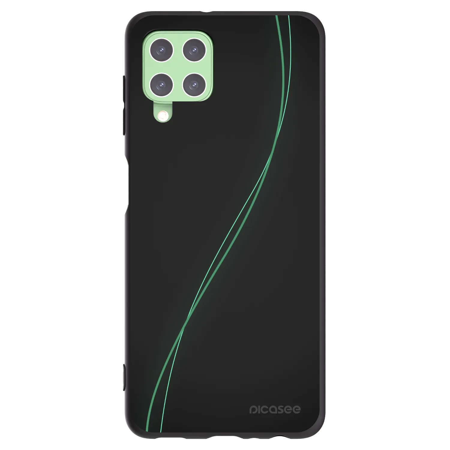 Picasee silikónový čierny obal pre Samsung Galaxy A22 A225F 4G - Be Different