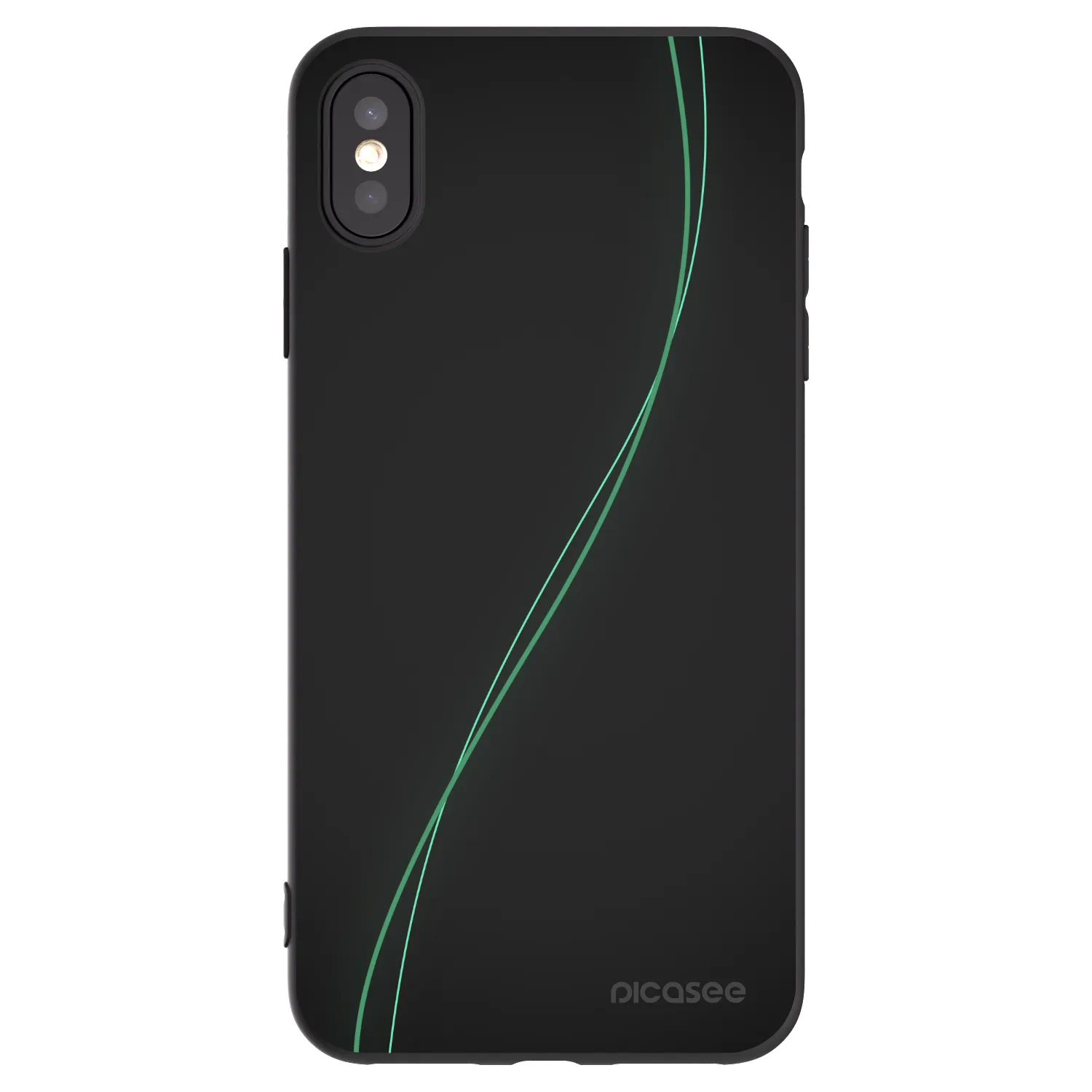 Picasee silikónový čierny obal pre Apple iPhone XS Max - Be Different