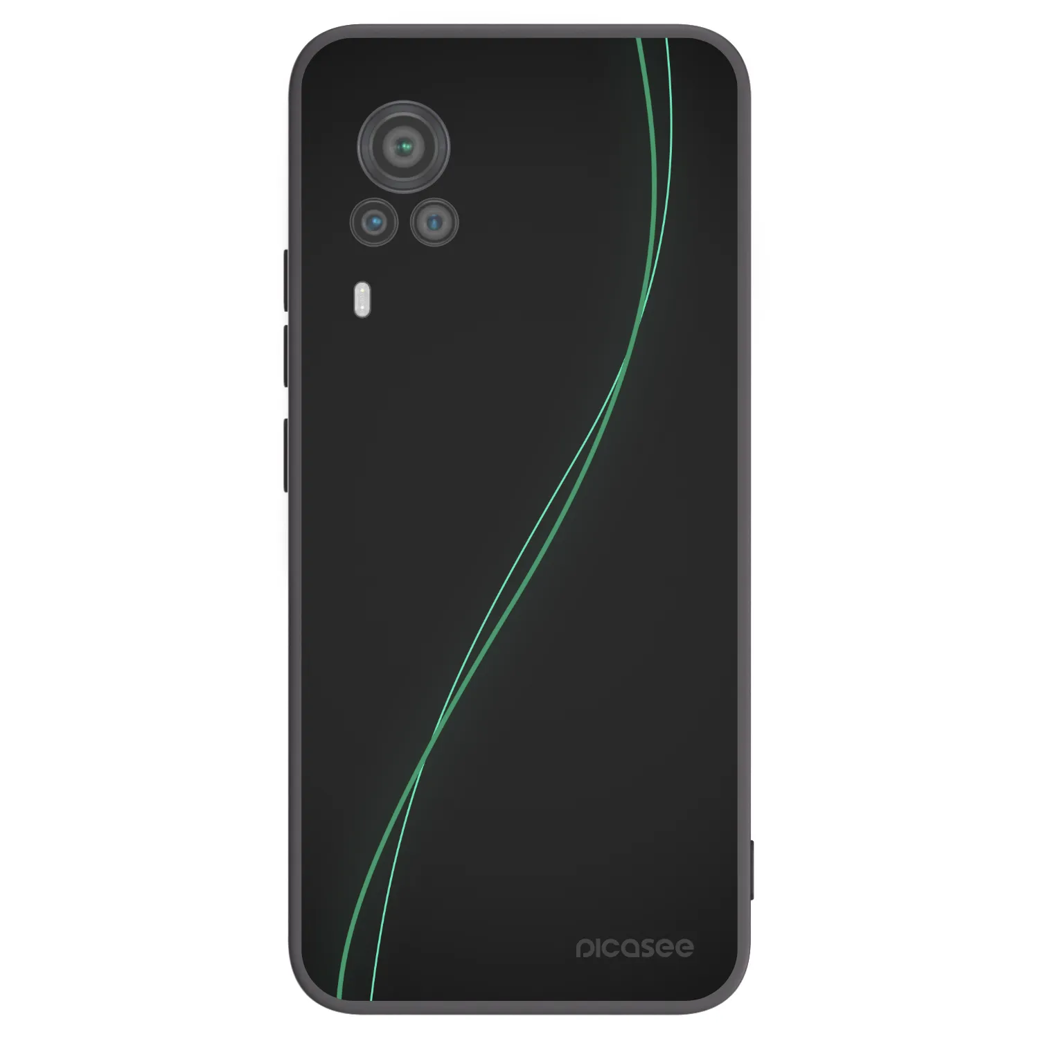 Picasee silikónový čierny obal pre Vivo X60 Pro 5G - Be Different
