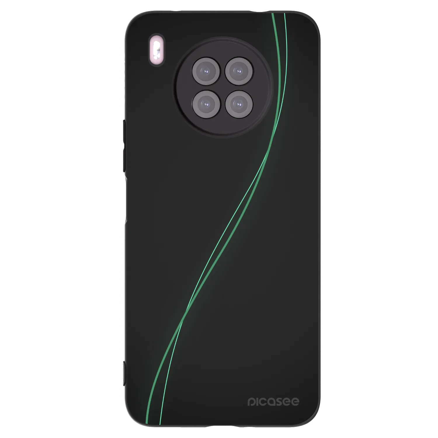 Picasee silikónový čierny obal pre Huawei Nova 8i - Be Different
