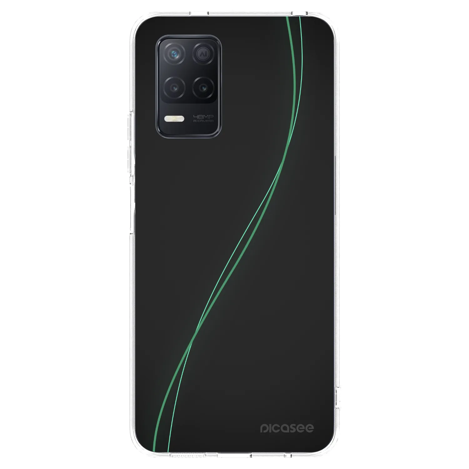 Picasee silikónový prehľadný obal pre Realme 8 5G - Be Different