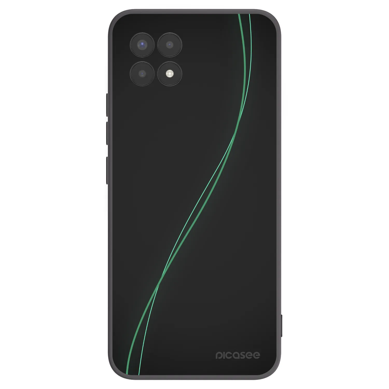 Picasee silikónový čierny obal pre Realme 8i - Be Different