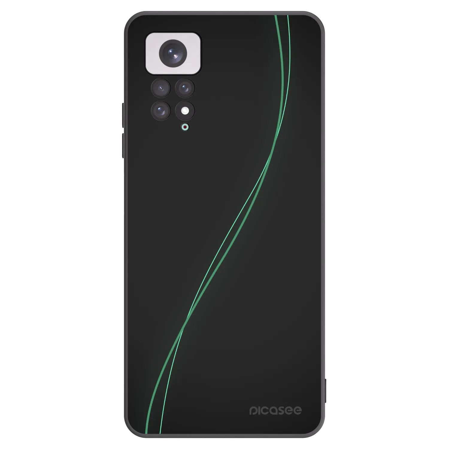Silikónový čierny obal pre Xiaomi Redmi Note 11 - Be Different