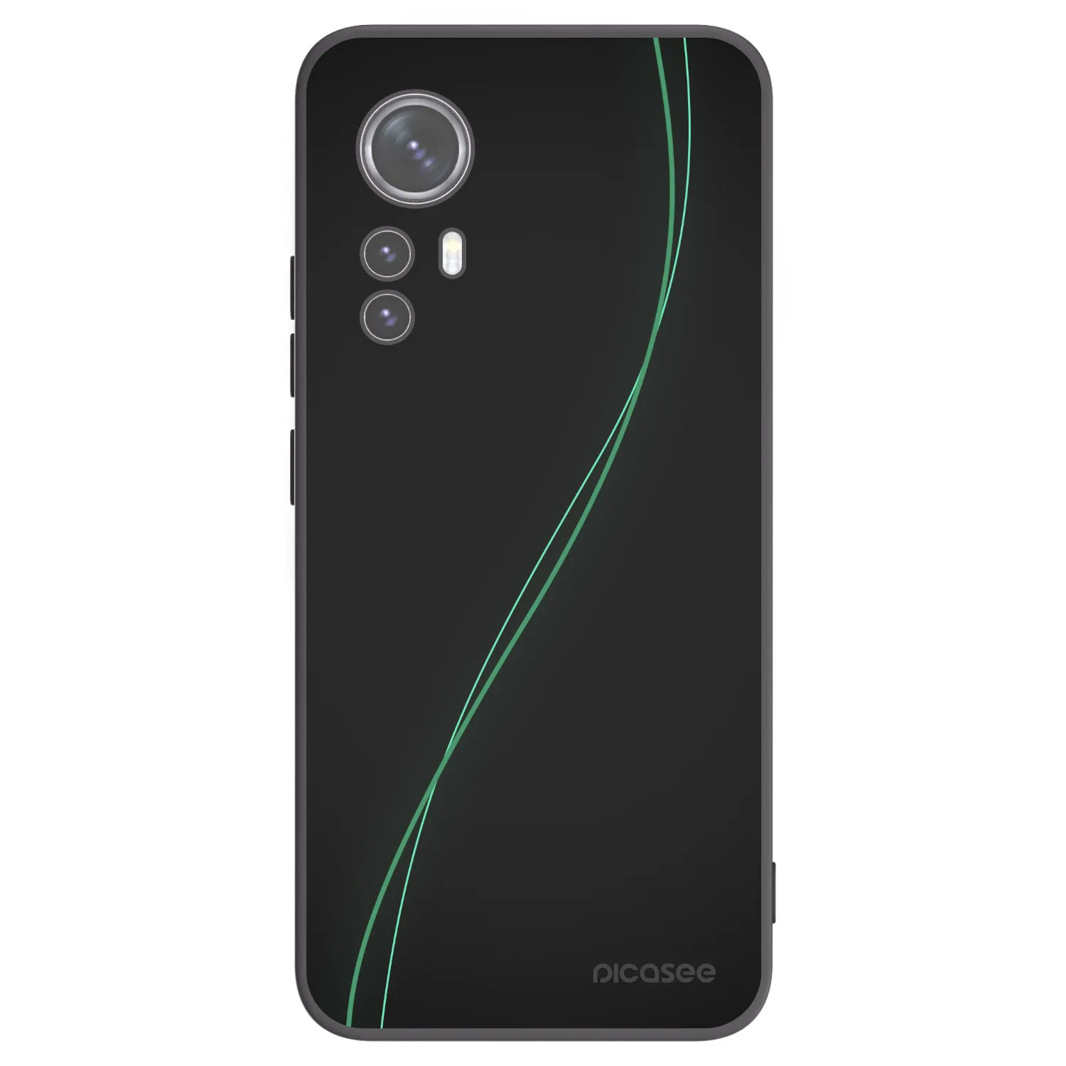 Picasee silikónový čierny obal pre Xiaomi 12 - Be Different