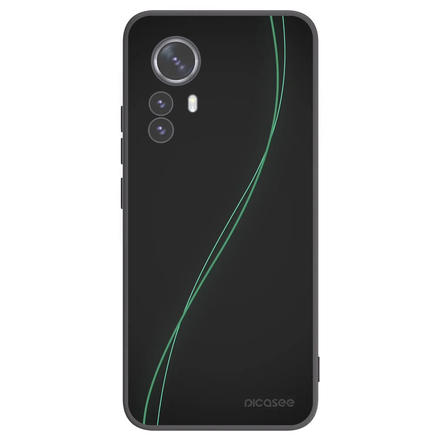 Picasee silikónový čierny obal pre Xiaomi 12 Pro - Be Different
