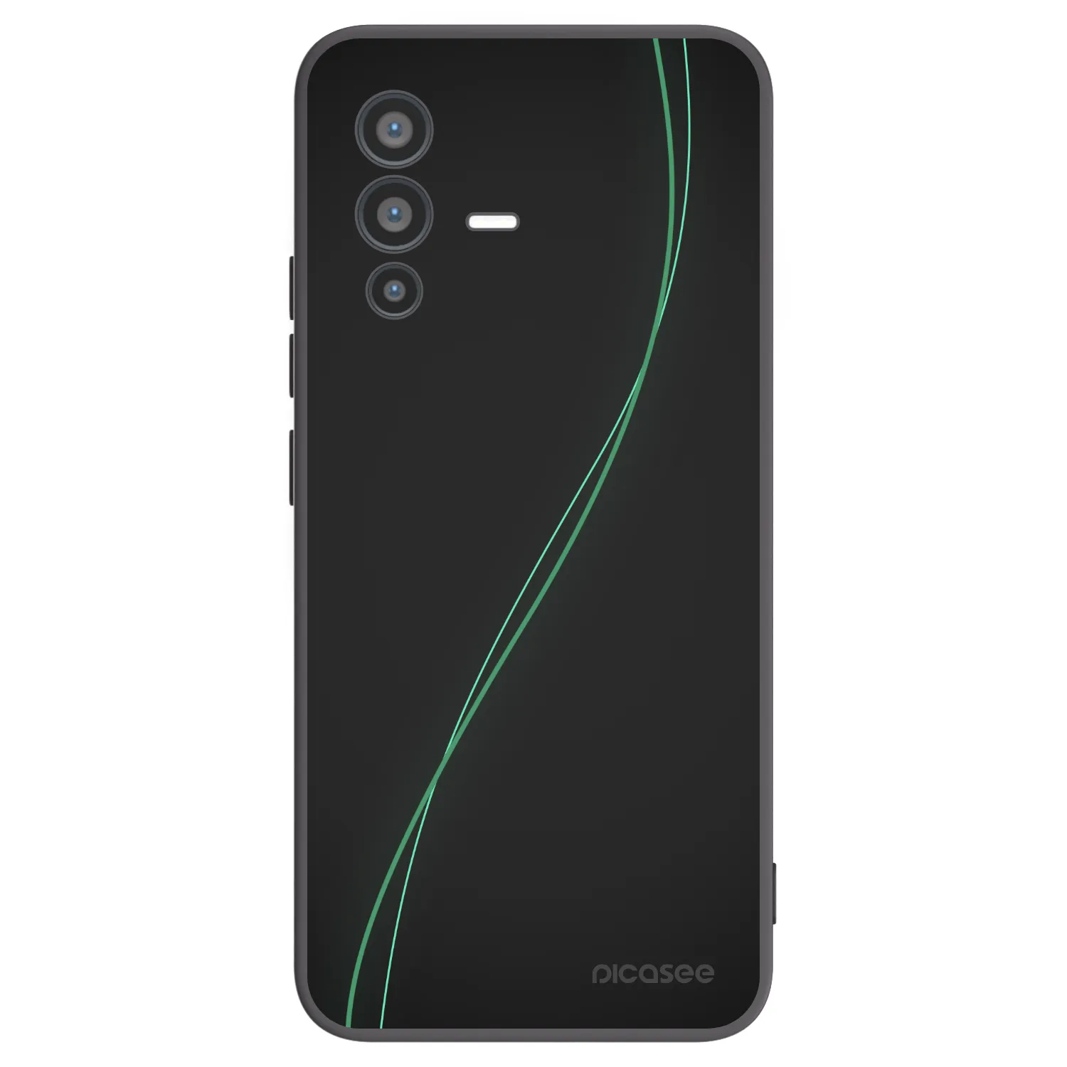 Picasee silikónový čierny obal pre Vivo V23 5G - Be Different