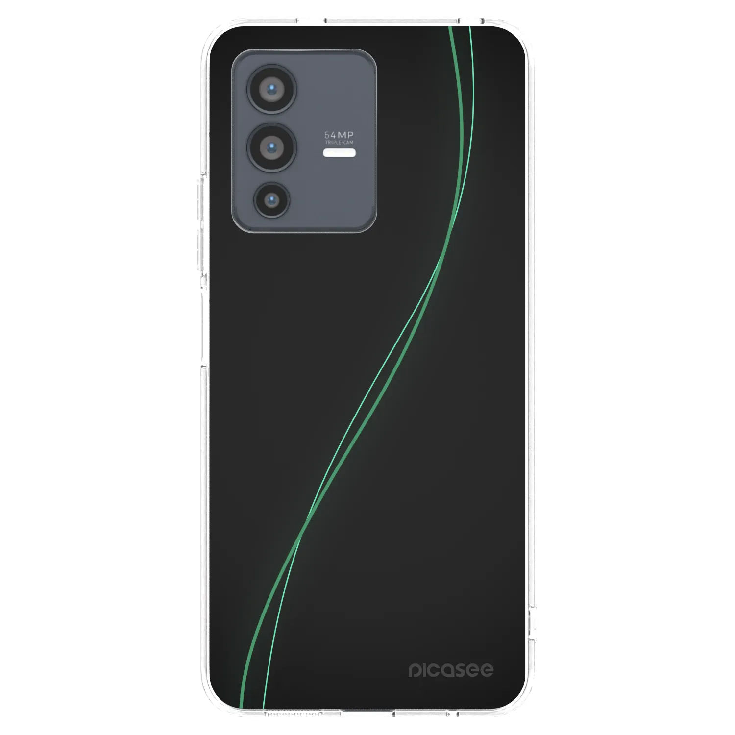 Picasee silikónový prehľadný obal pre Vivo V23 5G - Be Different