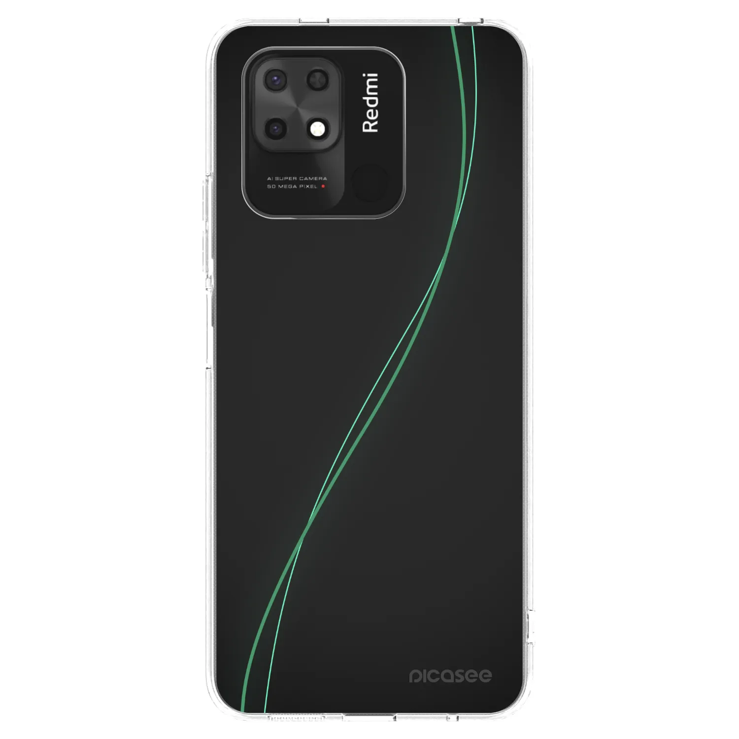 Silikónový prehľadný obal pre Xiaomi Redmi 10C - Be Different