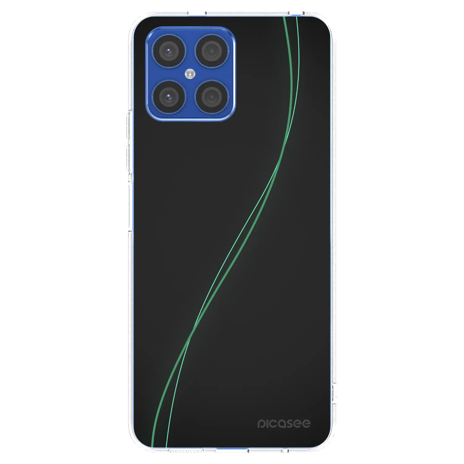Picasee silikónový prehľadný obal pre Honor X8 4G - Be Different