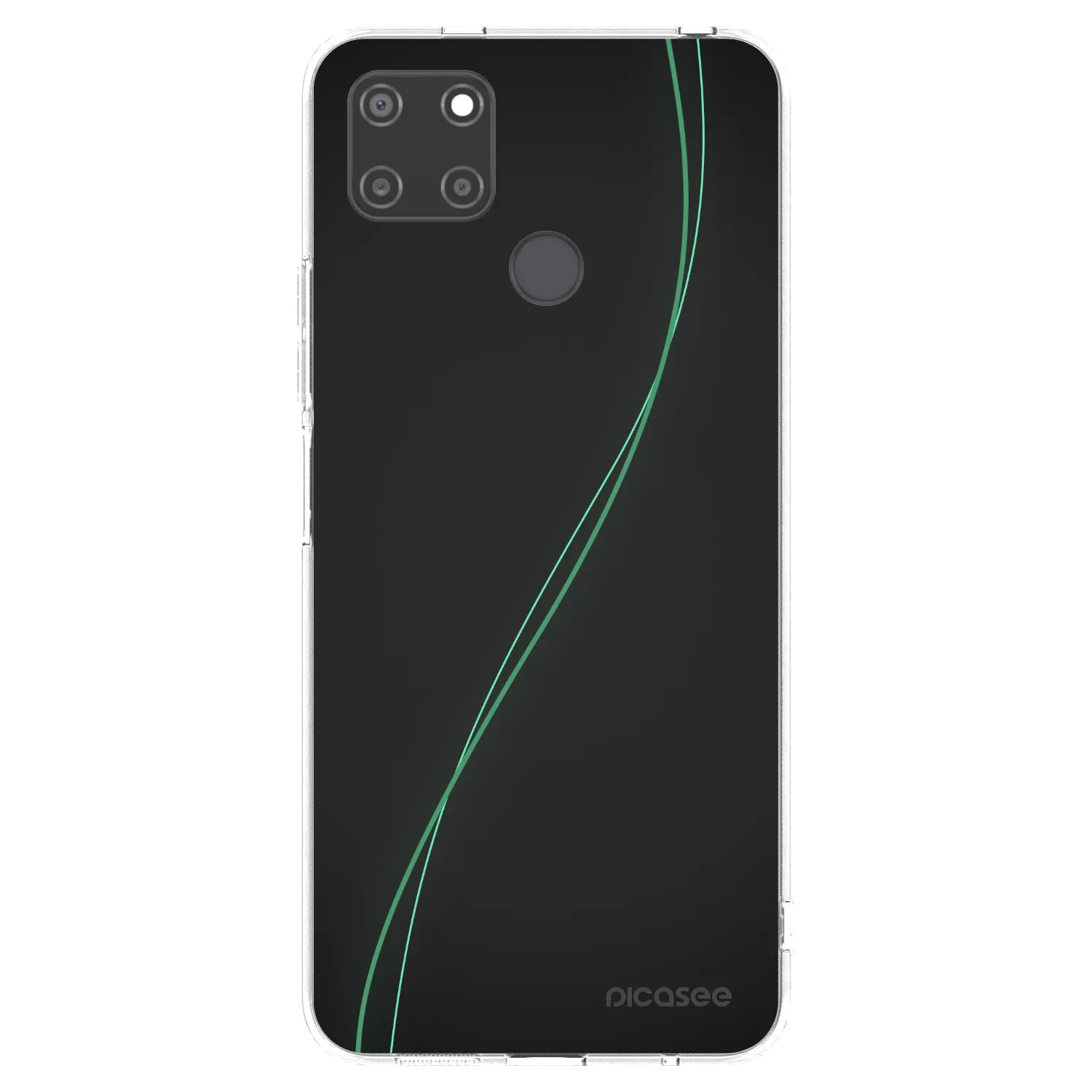 Picasee silikónový prehľadný obal pre Realme C21Y - Be Different