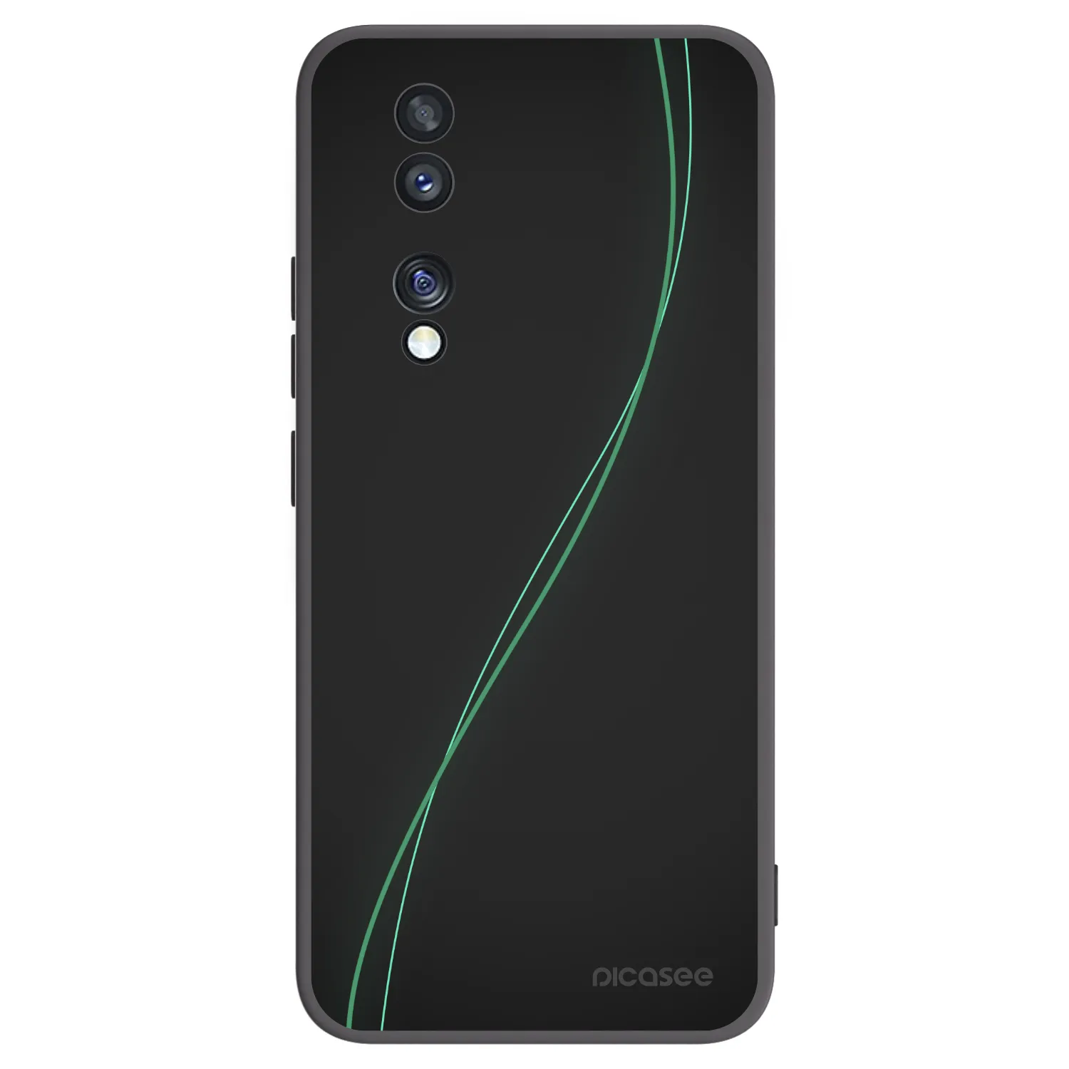 Silikónový čierny obal pre Honor 70 - Be Different