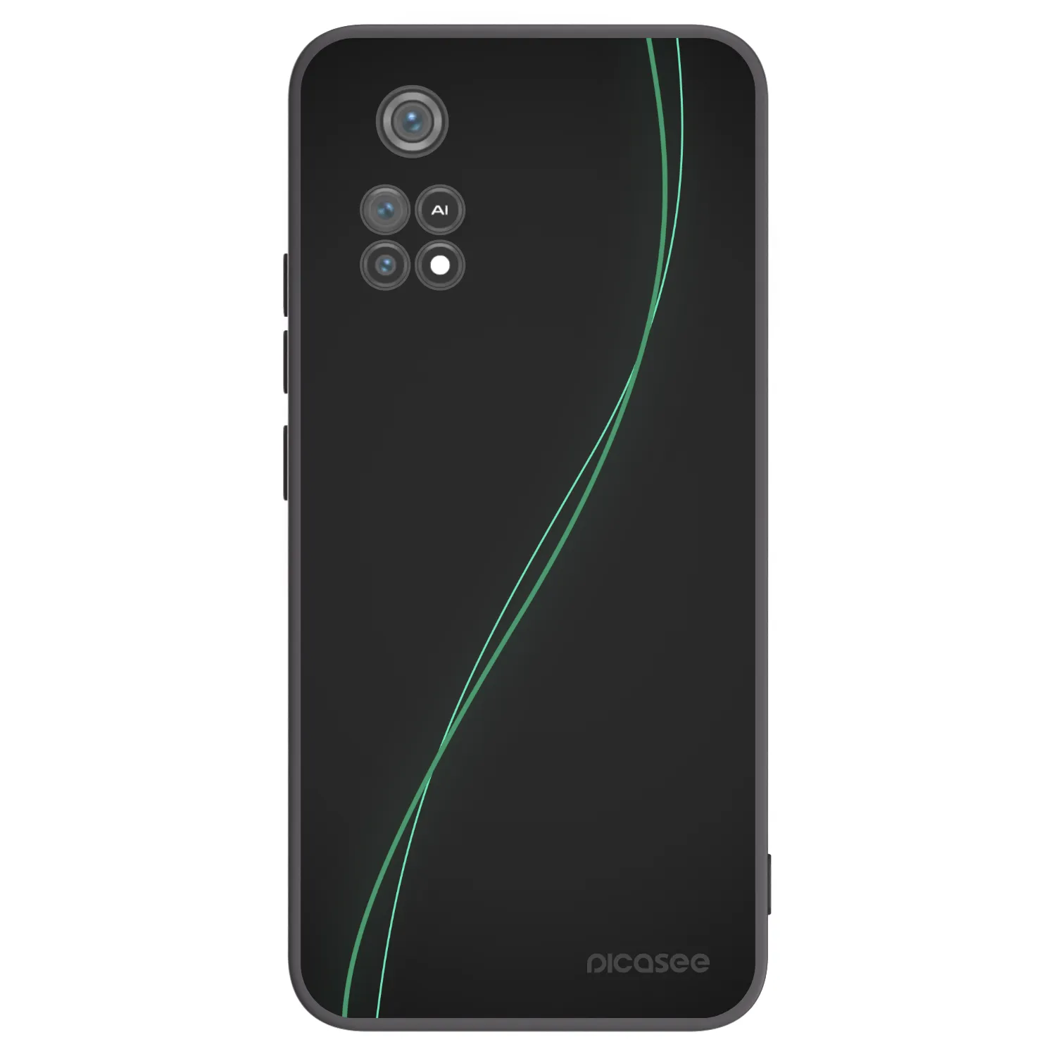 Silikónový čierny obal pre Xiaomi Poco M4 Pro - Be Different