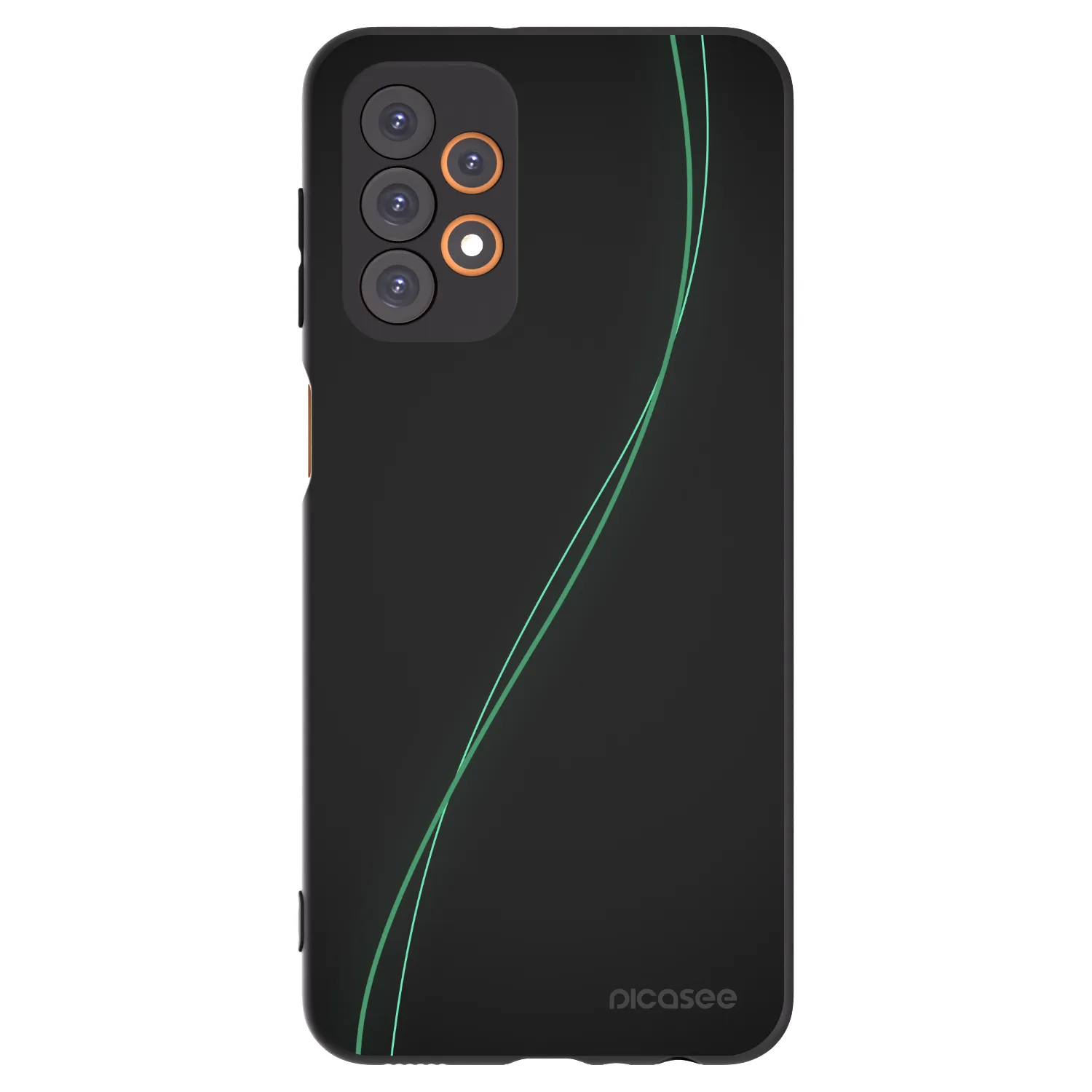 Picasee silikónový čierny obal pre Samsung Galaxy A23 A235F 4G - Be Different