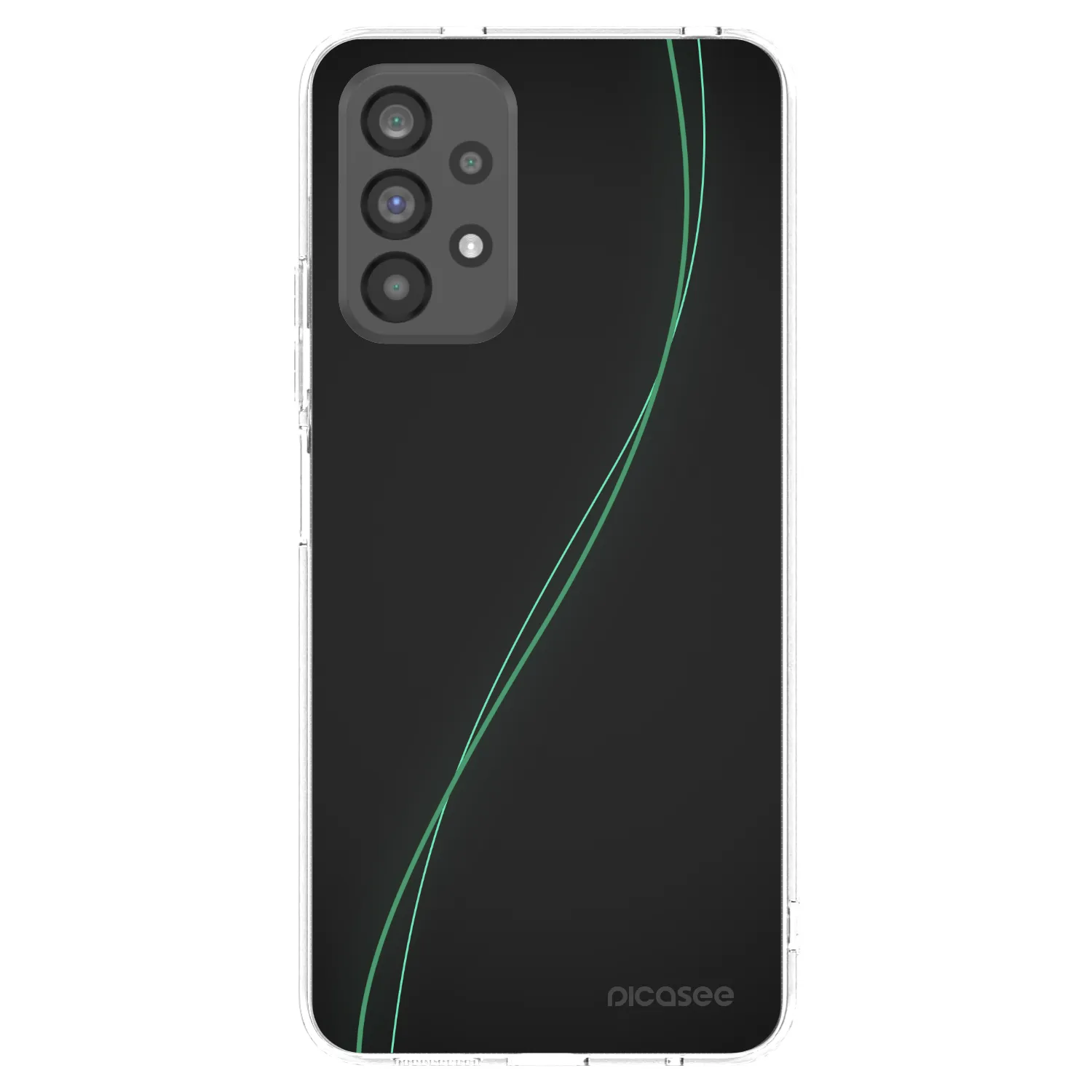 Picasee silikónový prehľadný obal pre Samsung Galaxy A73 5G - Be Different