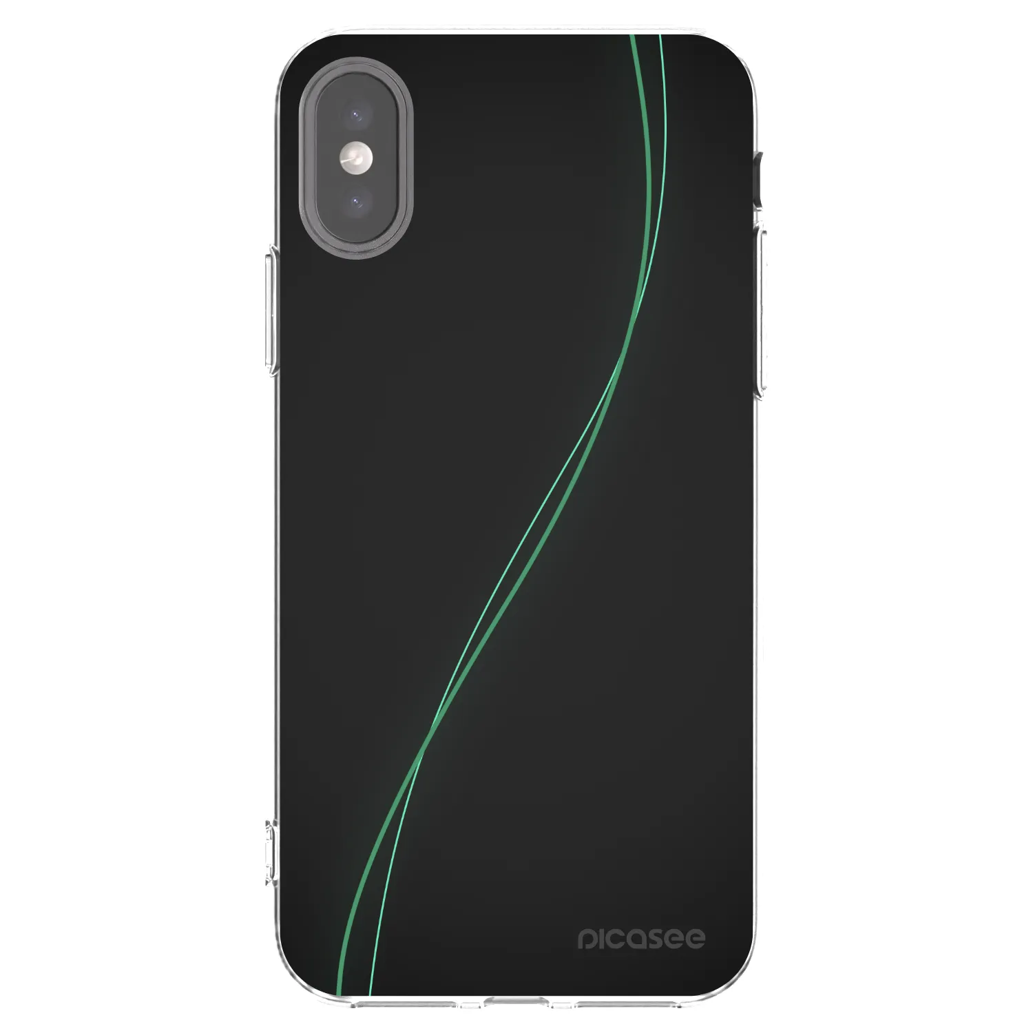 Silikónový prehľadný obal pre Apple iPhone X/XS - Be Different