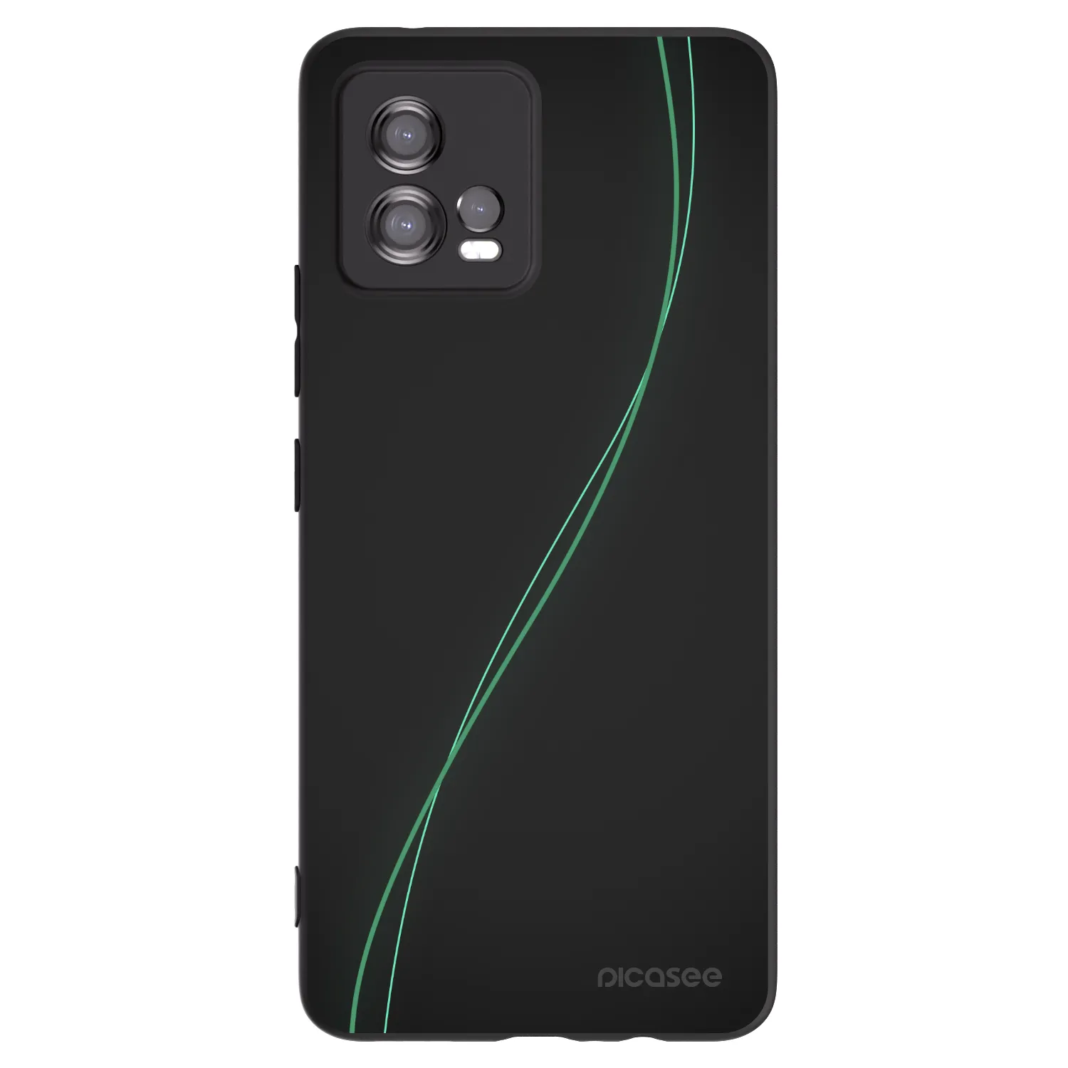 Picasee silikónový čierny obal pre Motorola Moto G72 - Be Different