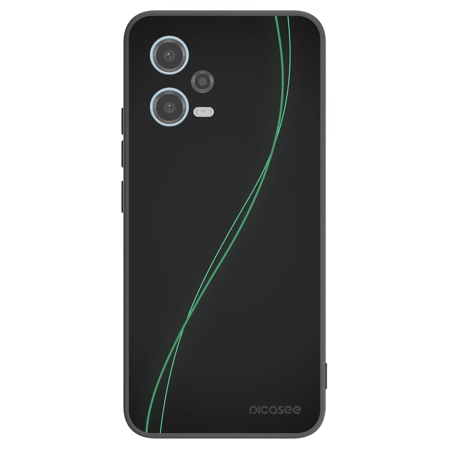 Picasee silikónový čierny obal pre Xiaomi Redmi Note 12 5G - Be Different