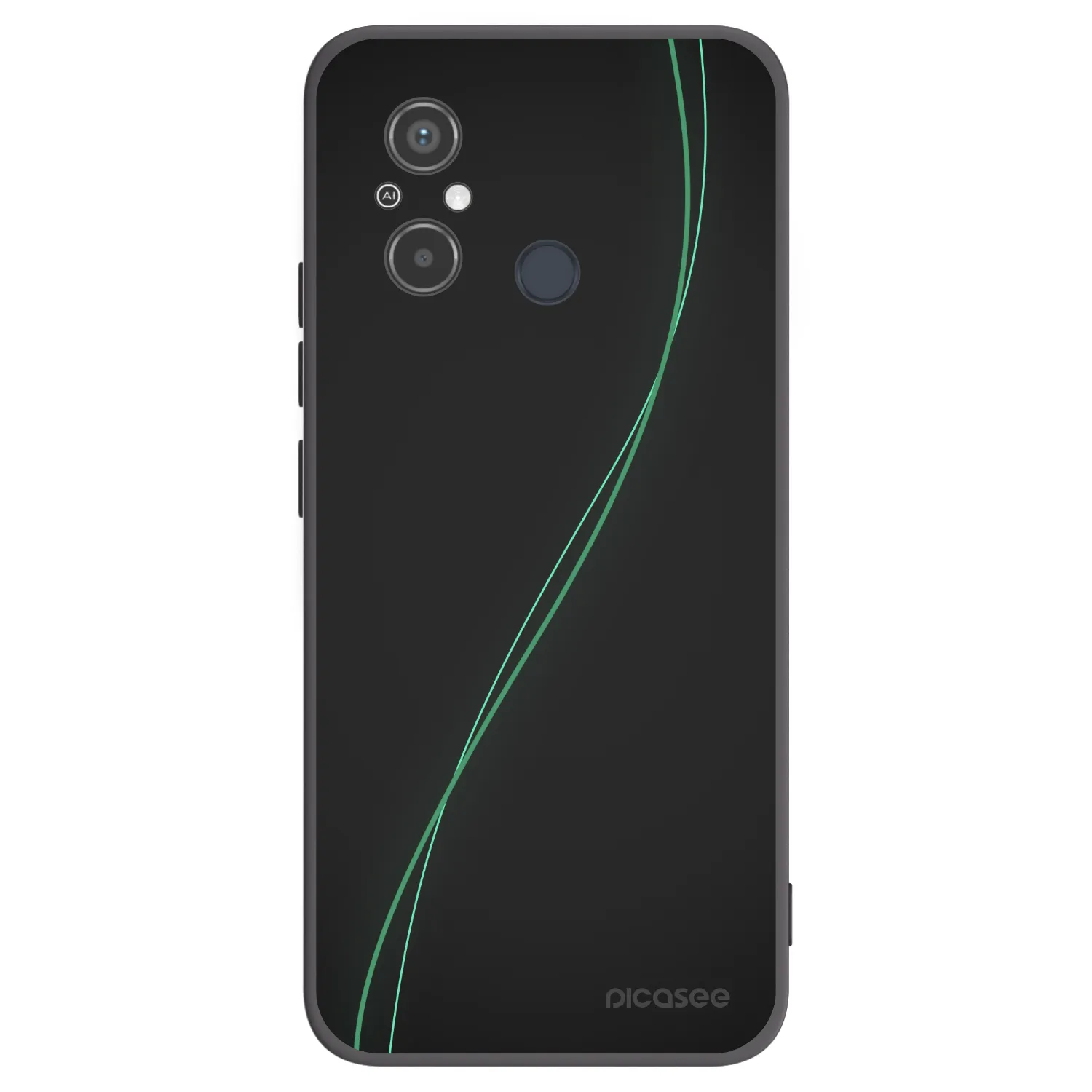 Silikónový čierny obal pre Xiaomi Redmi 12C - Be Different