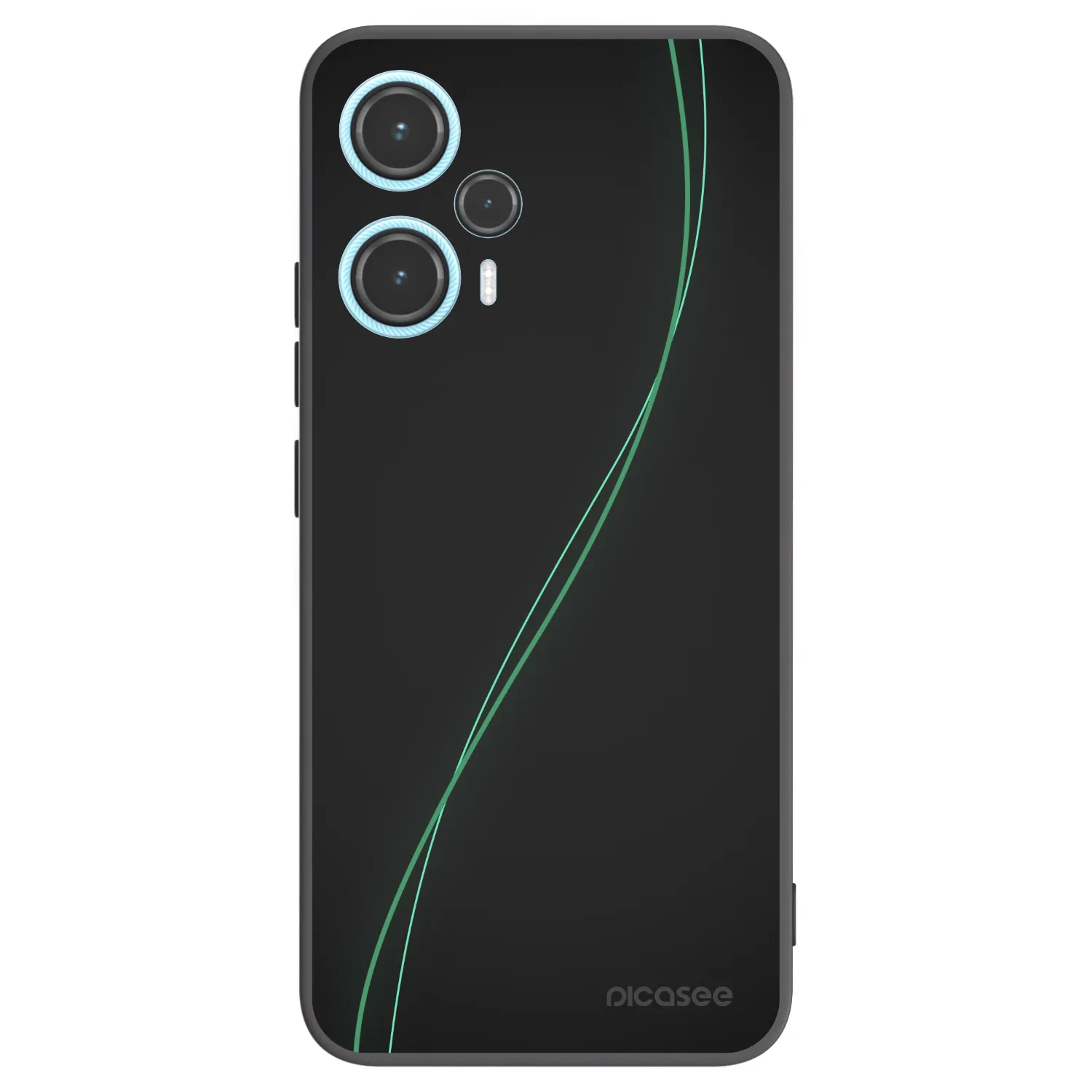 Picasee silikónový čierny obal pre Xiaomi Poco F5 - Be Different