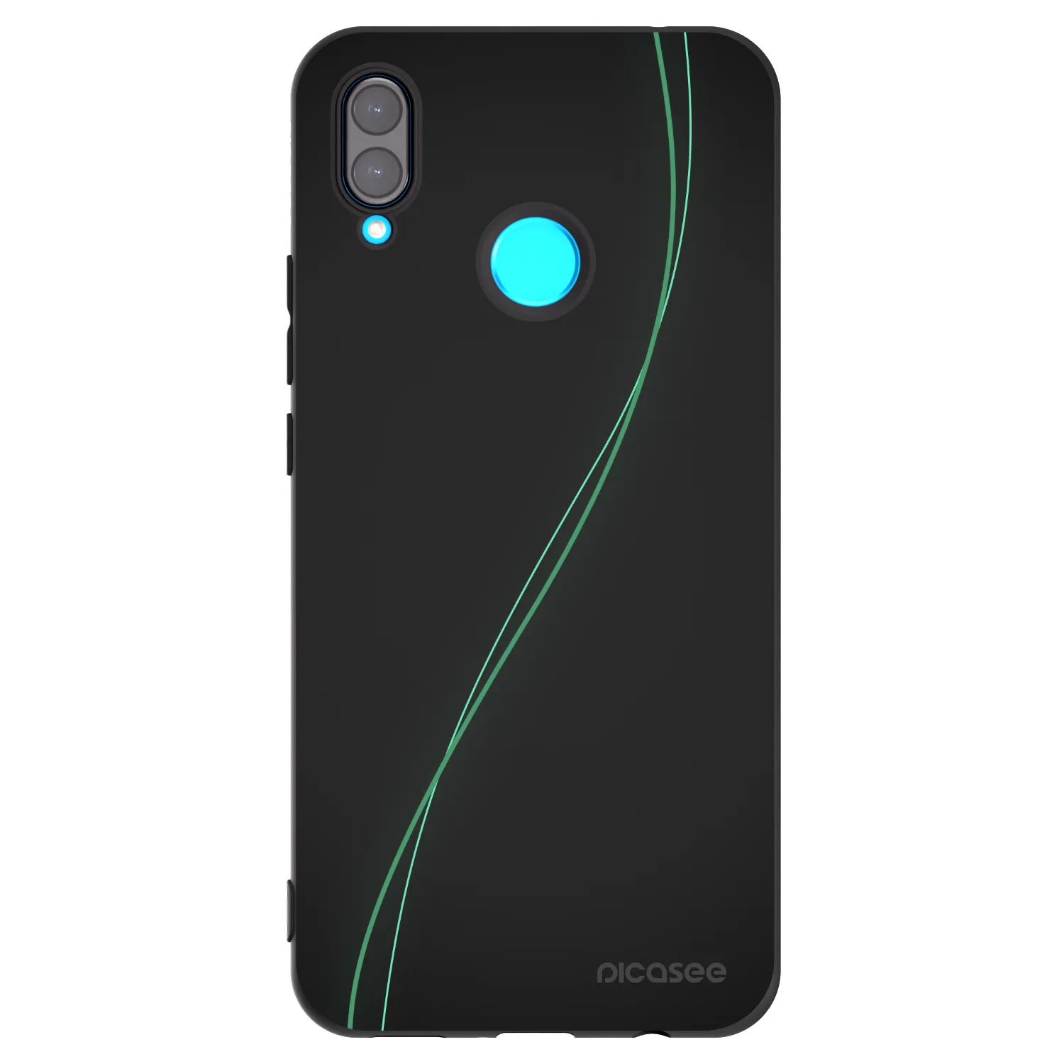 Picasee silikónový čierny obal pre Huawei Nova 3i - Be Different