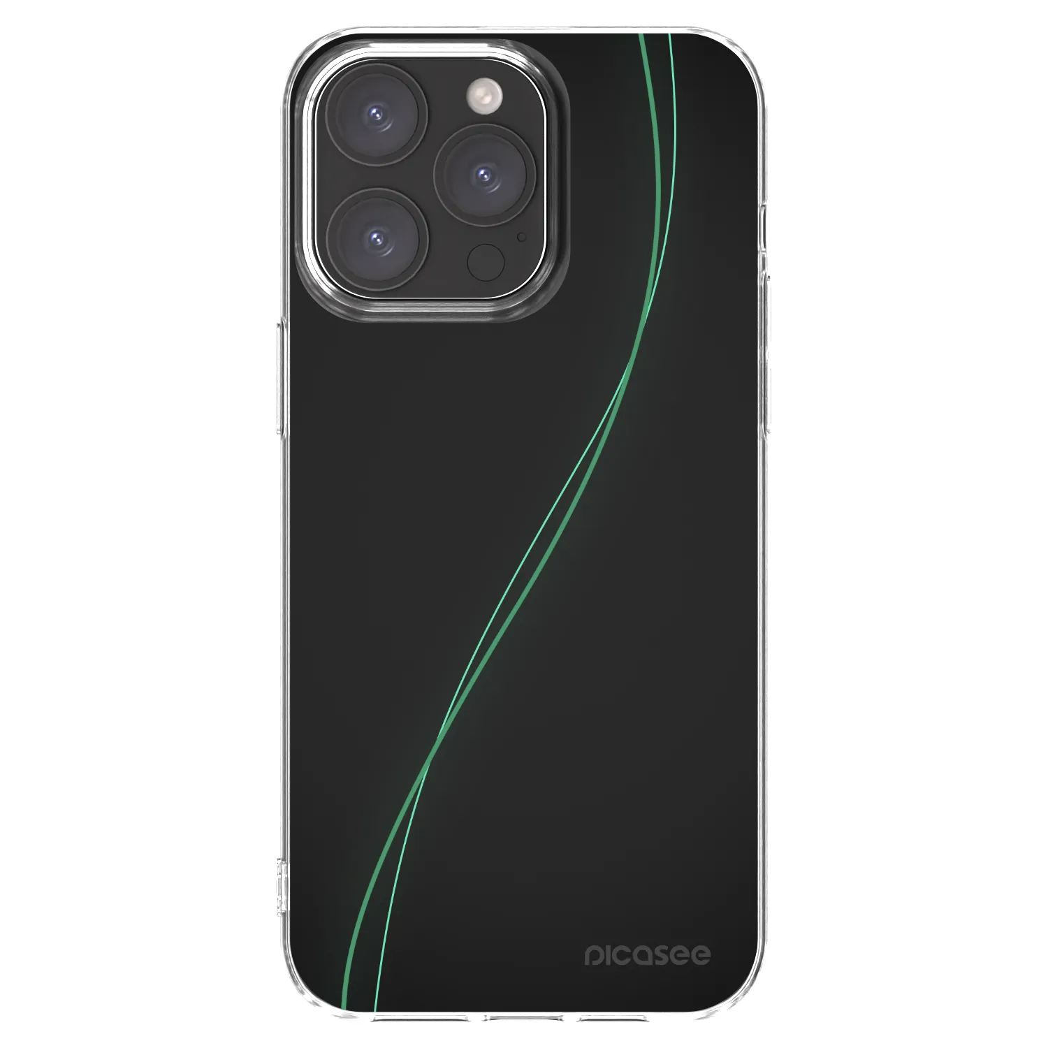 Picasee silikónový prehľadný obal pre Apple iPhone 15 Pro Max - Be Different