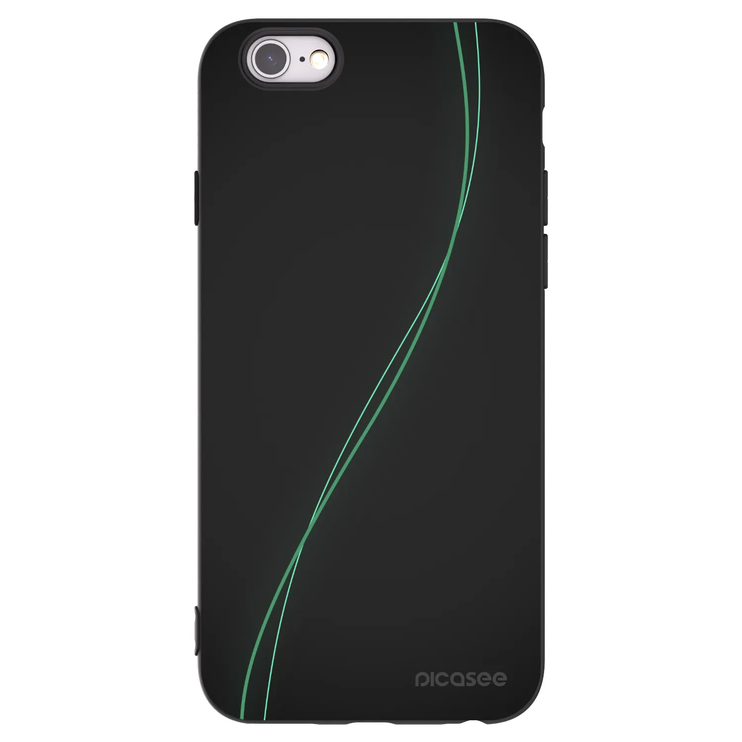 Picasee silikónový čierny obal pre Apple iPhone 6/6S - Be Different